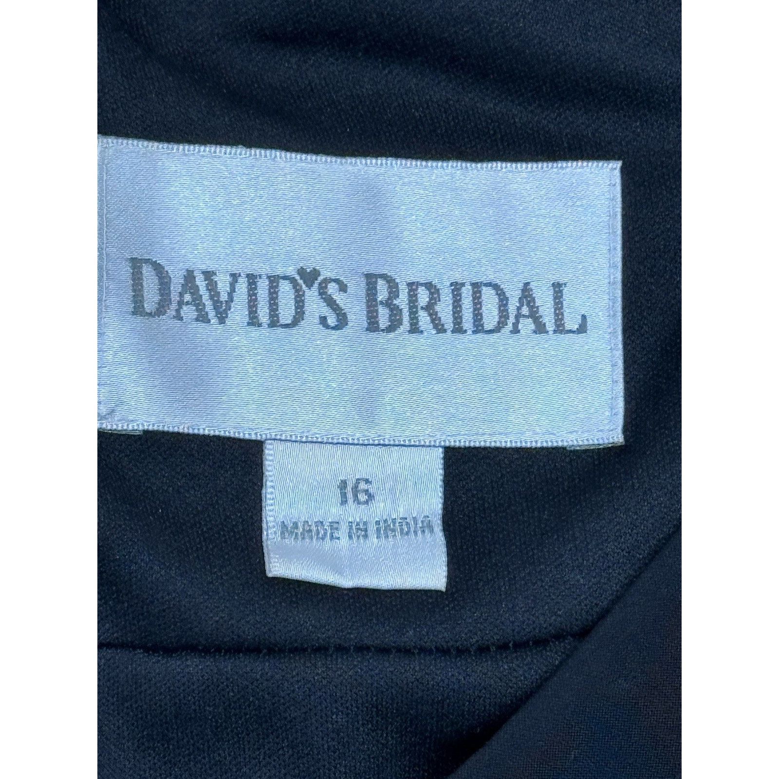 Other David's Bridal Sleeveless Black Lace Beaded Dress Size 16 Size XXL / US 16-18 / IT 52-54 - 6 Thumbnail