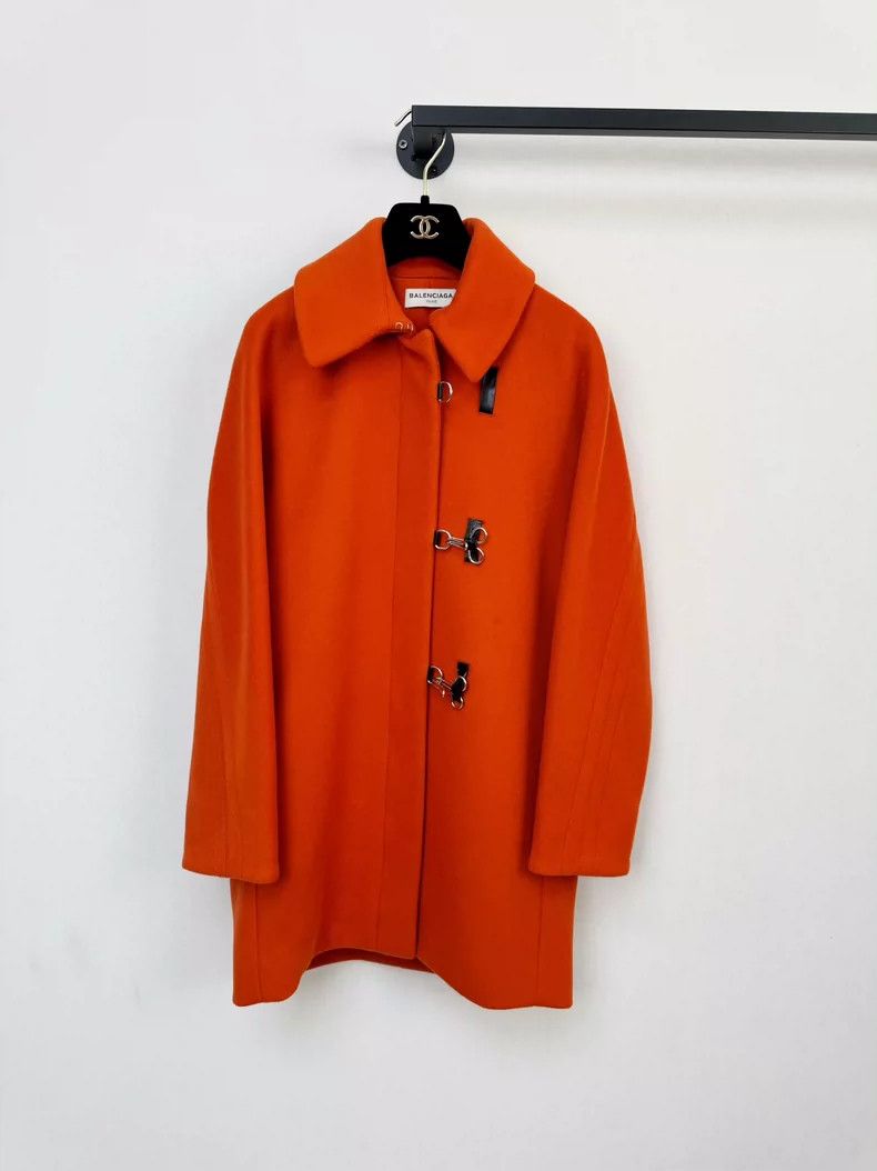 Balenciaga Balenciaga size 34 Wool overcoat Size S / US 4 / IT 40 - 1 Thumbnail