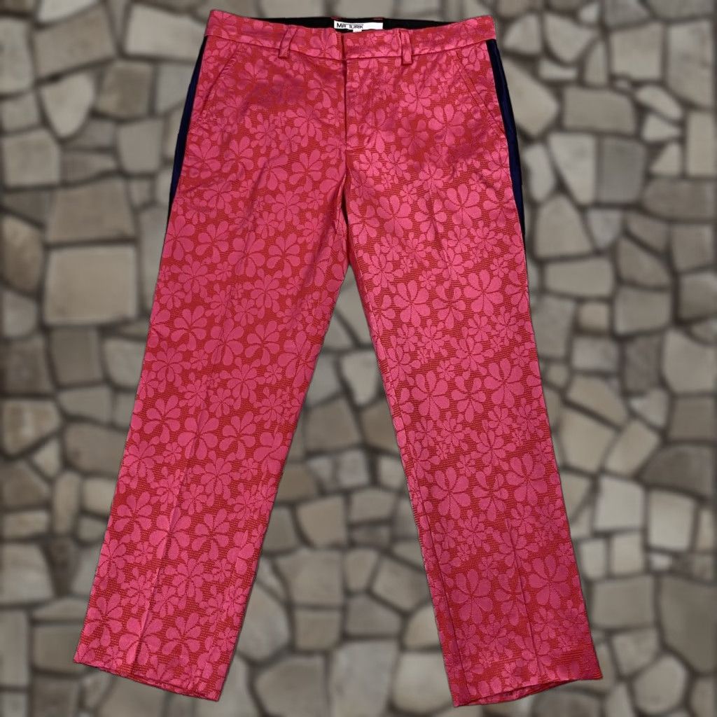 Mr Turk MR TURK Adrian Tux Pants 31 Slim Floral Tropical Pink 32x27 Casual Formal Mens Size US 31 - 1 Thumbnail