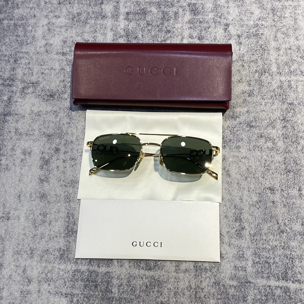 Gucci GUCCI GG1804S 001 GOLD GREY Size ONE SIZE - 8 Thumbnail
