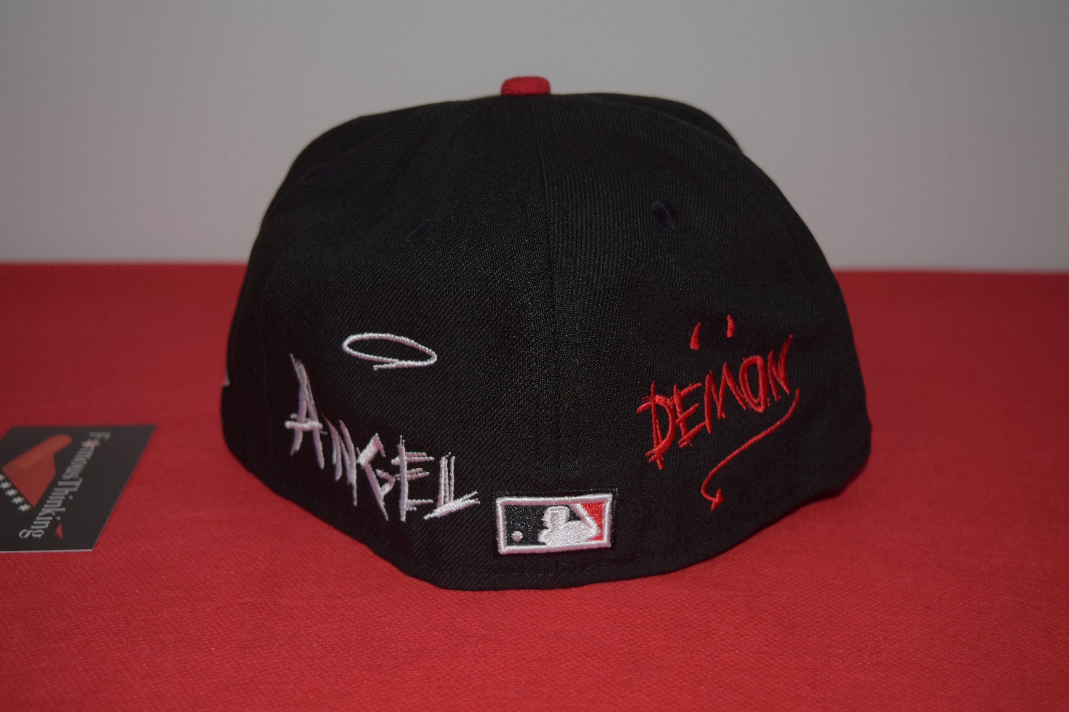 New Era MLB New Era LA Angels California Demon Angel Fitted RARE Size ONE SIZE - 7 Thumbnail