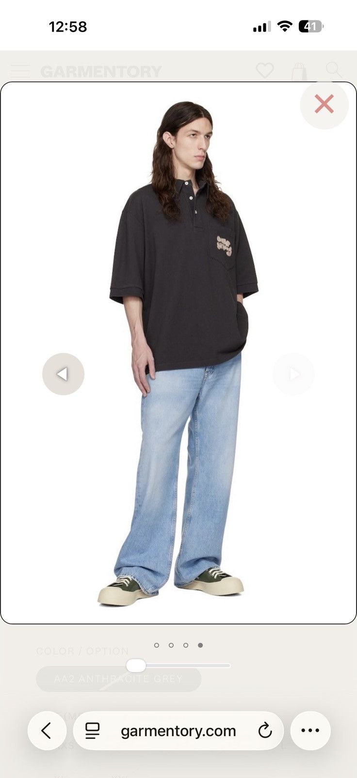 Acne Studios Acne studios oversized bubble polo Size US S / EU 44-46 / 1 - 7 Thumbnail