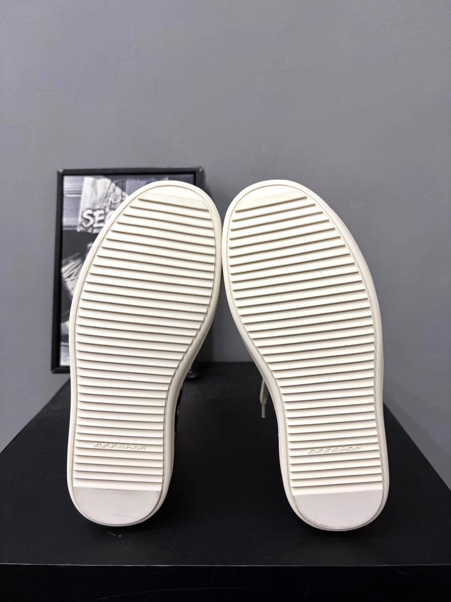 Rick Owens Rick Owens DRKSHDW 23SS Ring Ramones High Canvas K34 Size US 7 / EU 40 - 8 Thumbnail
