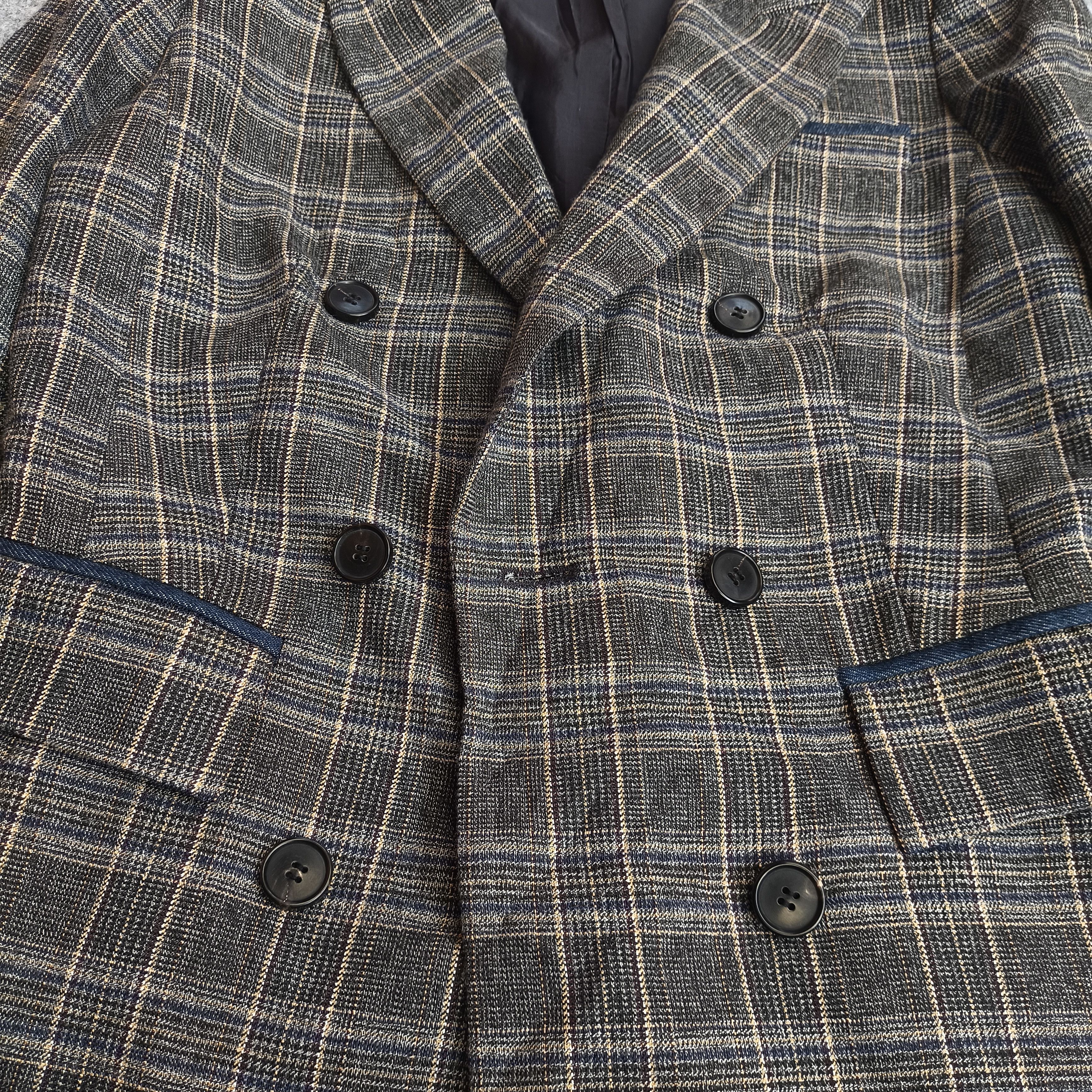 Brunello Cucinelli rare brunello cucineli plaid Tartan blazer suits jacket Size M / US 6-8 / IT 42-44 - 2 Thumbnail