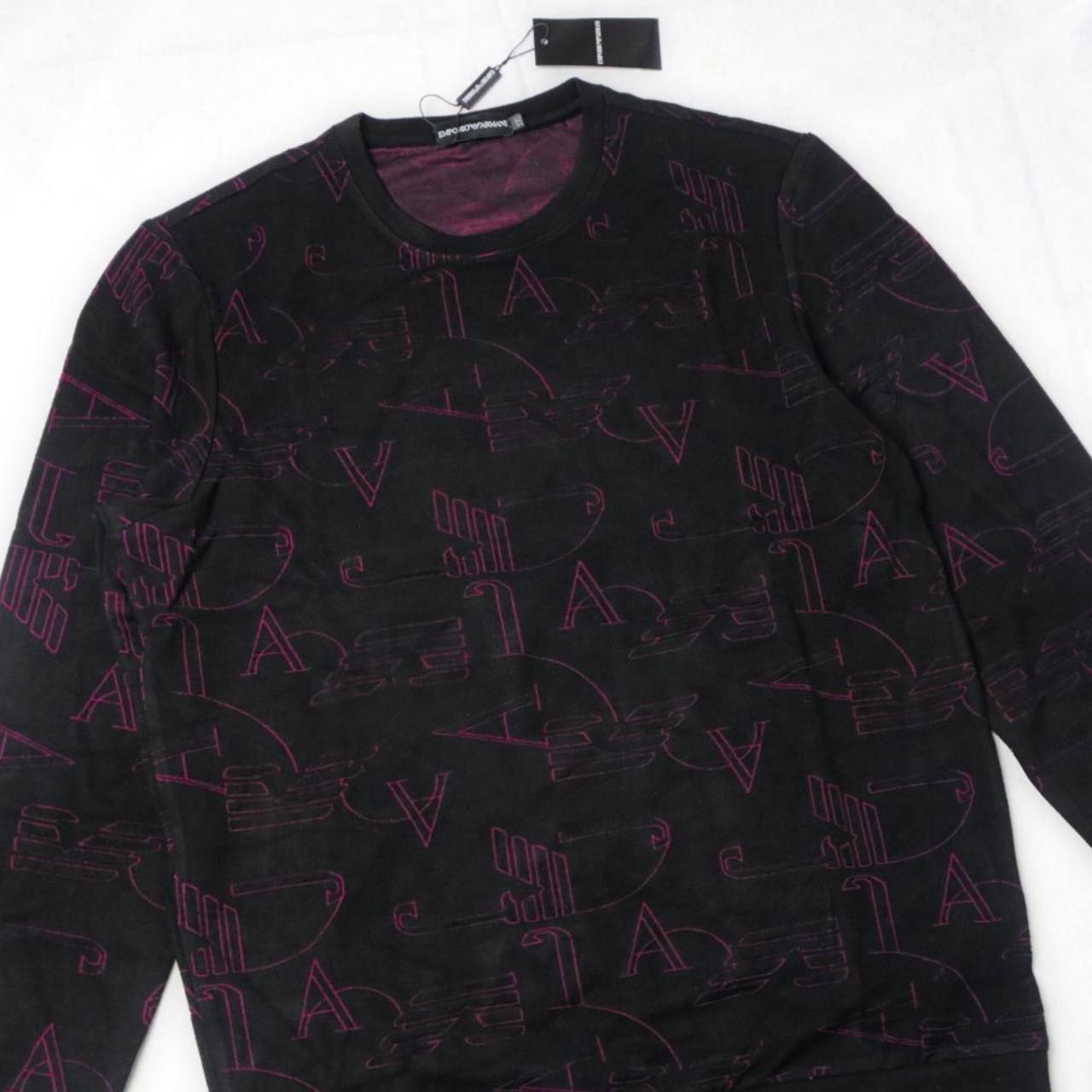 Emporio Armani Emporio Armani logo print sweater Size US XXL / EU 58 / 5 - 2 Thumbnail