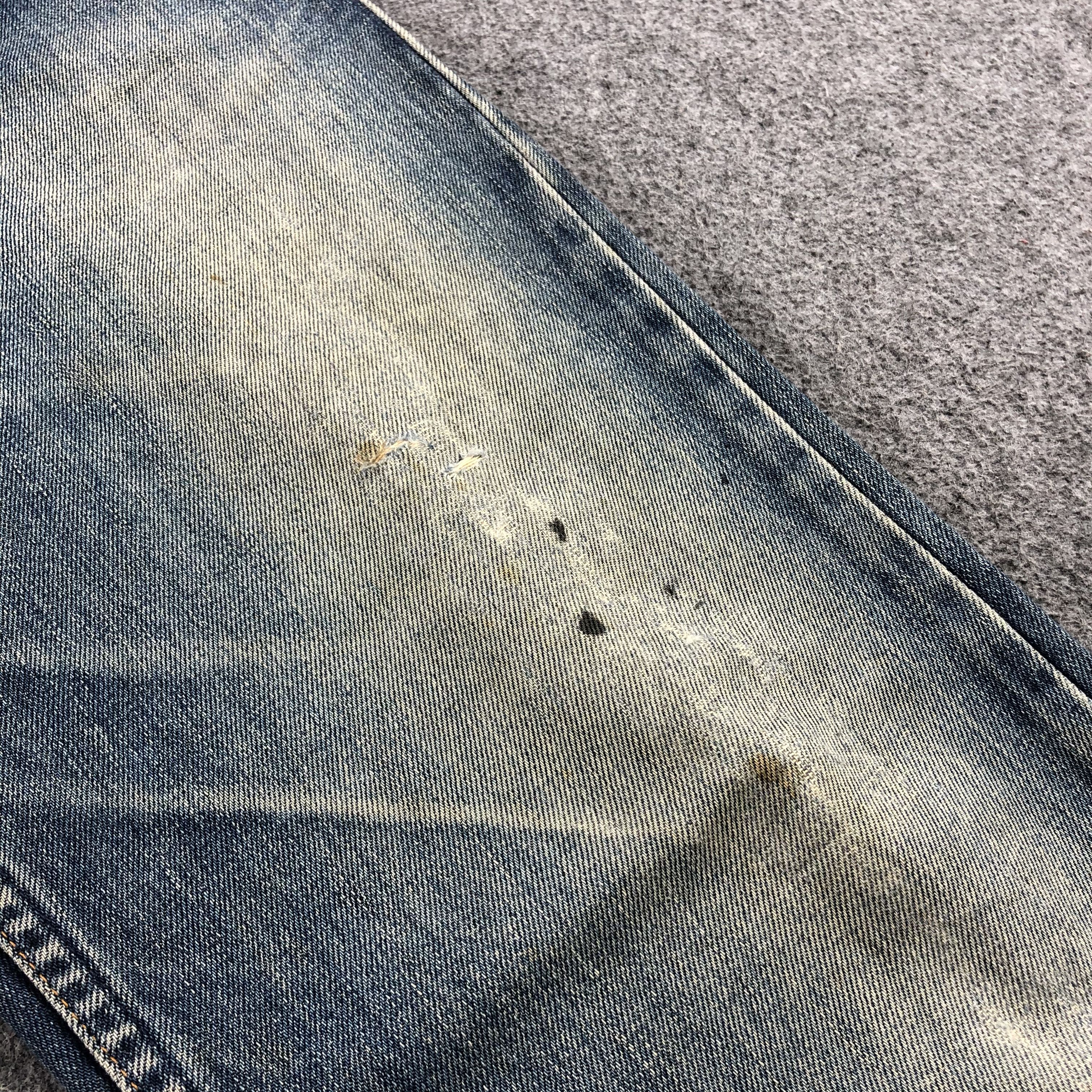 Levi's 90s Vintage Blue Wash Levis 607 Jeans-J1796 Size US 31 - 11 Thumbnail