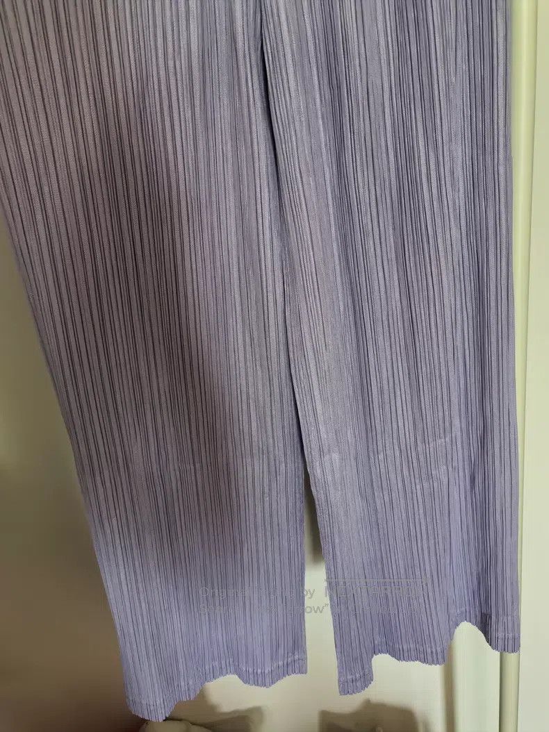 Other Issey Miyake Gray straight-leg pants Size 26" / US 2 / IT 38 - 3 Thumbnail
