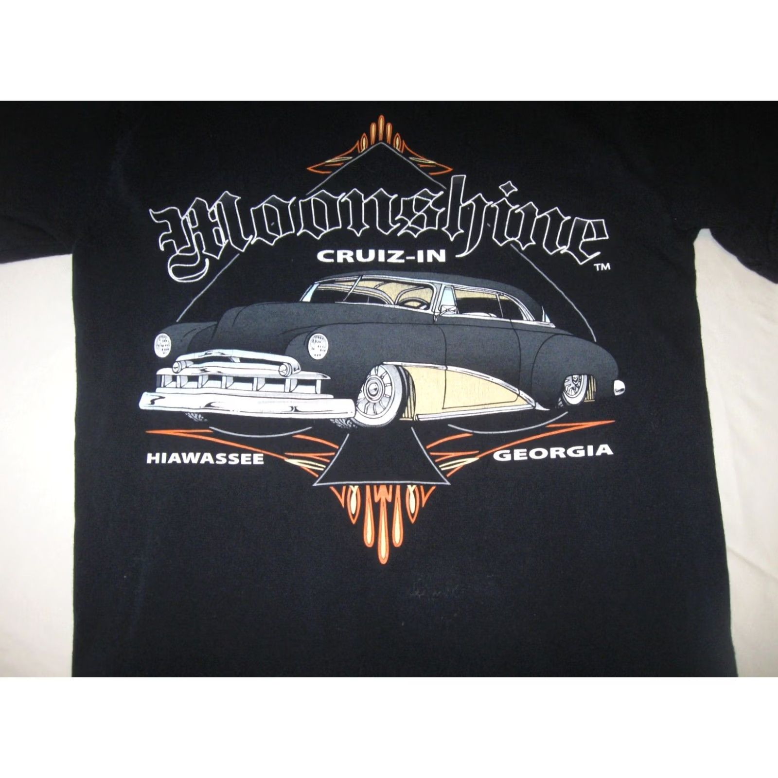 Gildan Georgia Mountain MOONSHINE CRUIZ-IN Hiawassee t shirt Adult Small Car Motorcycle Size US S / EU 44-46 / 1 - 2 Thumbnail