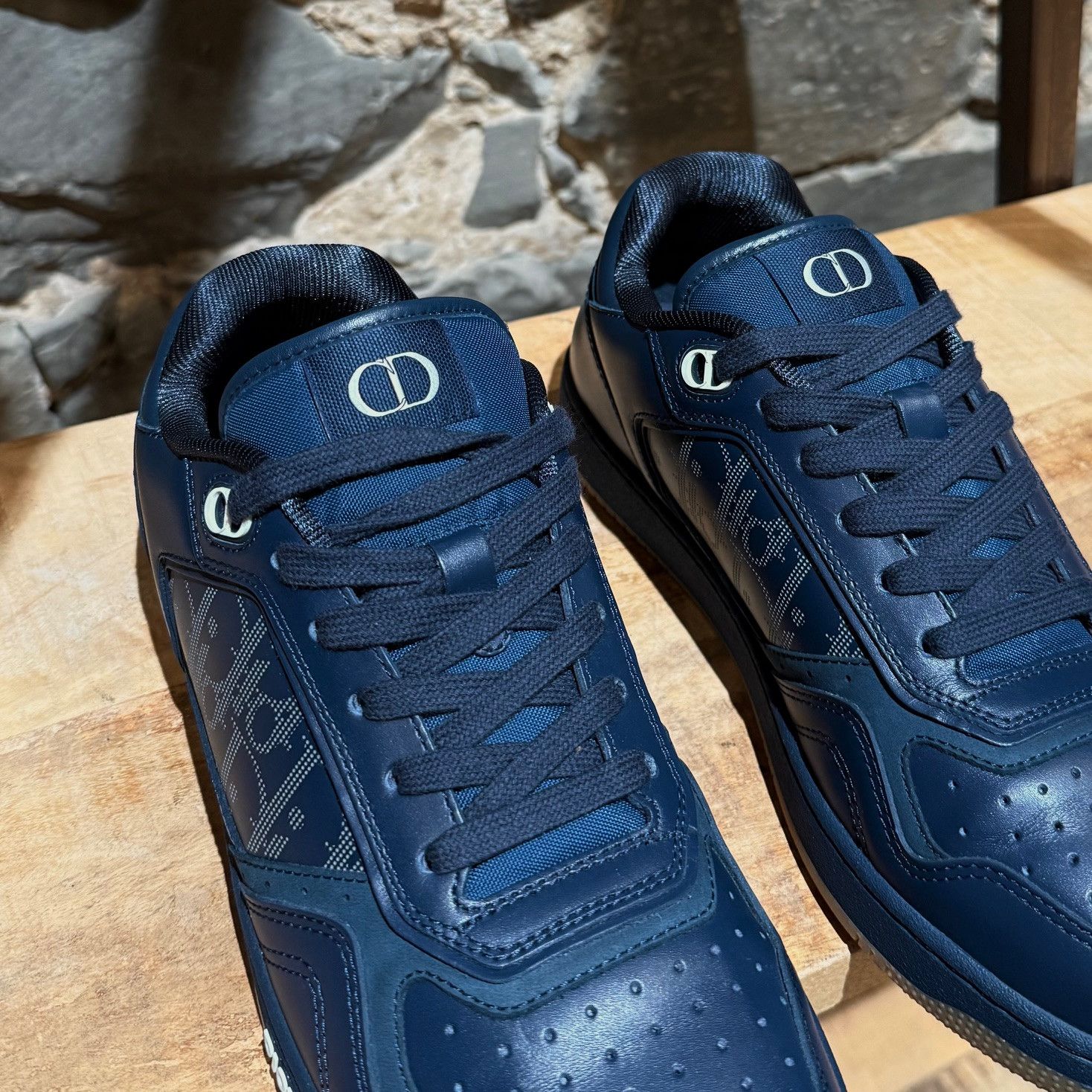 Dior Dior B27 Blue Galaxy Oblique Low-top Sneakers Size US 7 / EU 40 - 5 Thumbnail