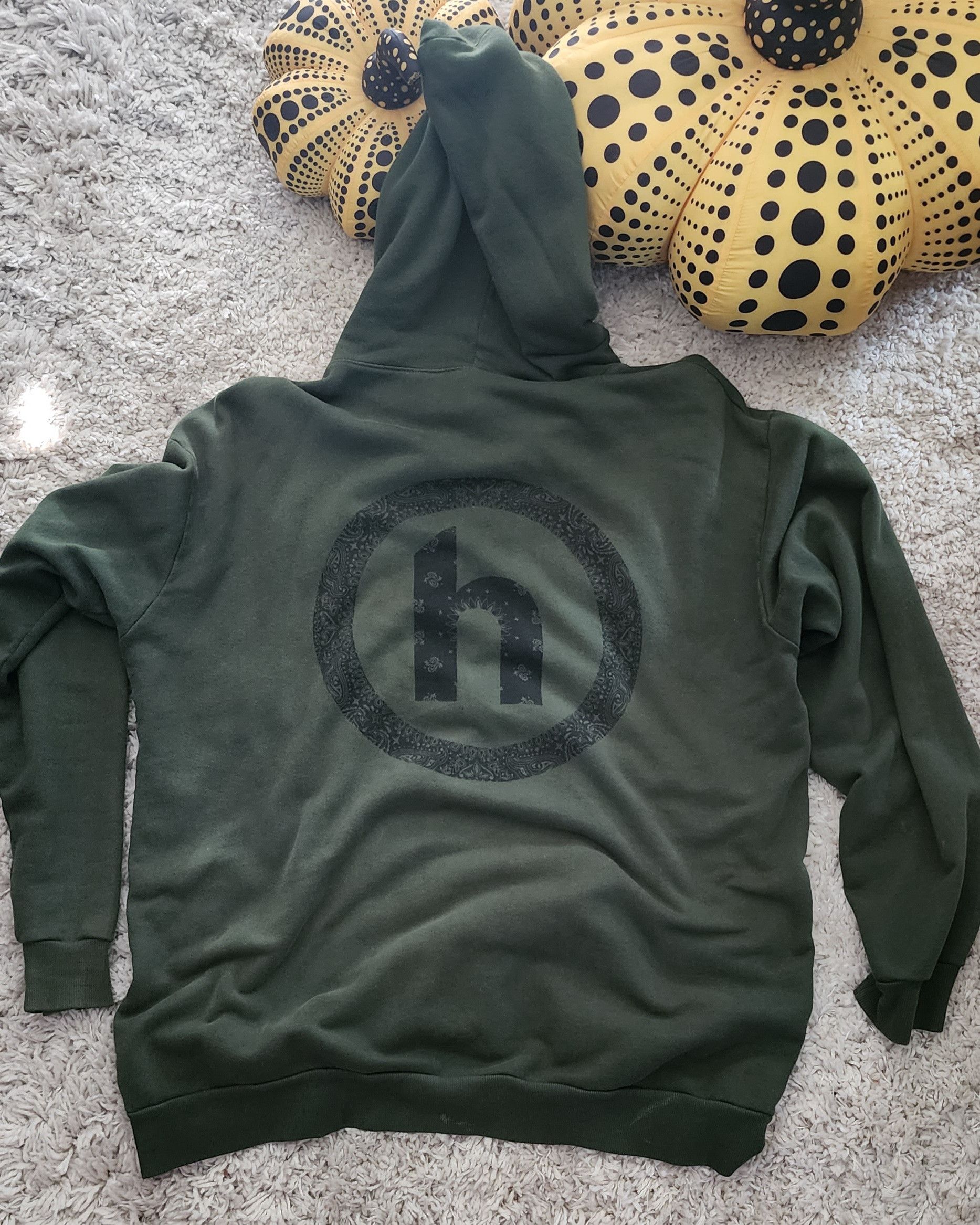 image of Green Hidden Hoodie in Huntergreen, Men's (Size Large)