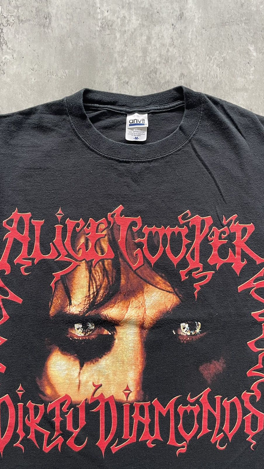 Band Tees × Vintage VINTAGE 2000S ALICE COOPER DIRTY DIAMONS BAND TEE Size US M / EU 48-50 / 2 - 1 Thumbnail