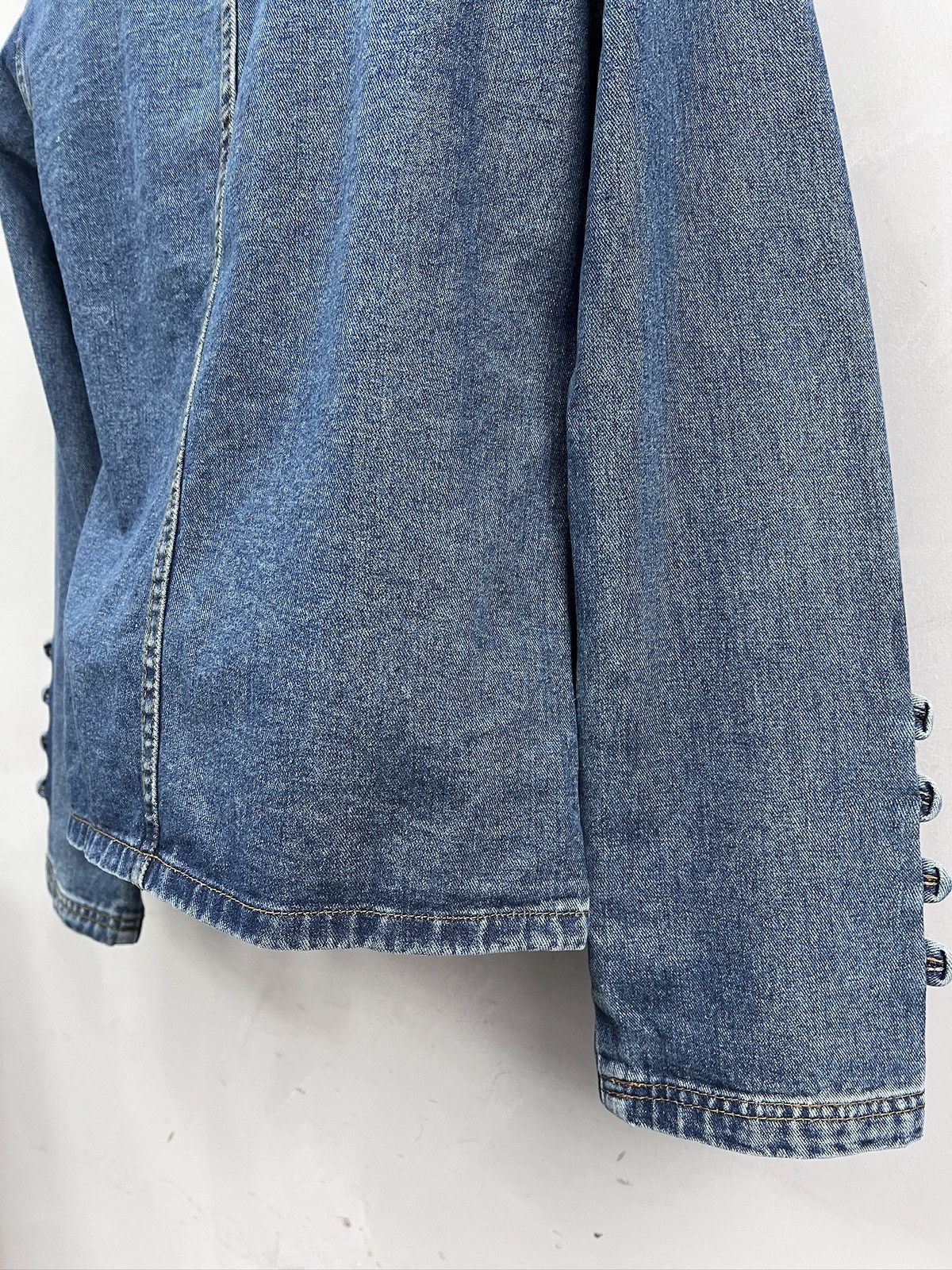 Japanese Brand Denim buttons hype hysteric glamour style denim jacket y2k Size US M / EU 48-50 / 2 - 10 Thumbnail