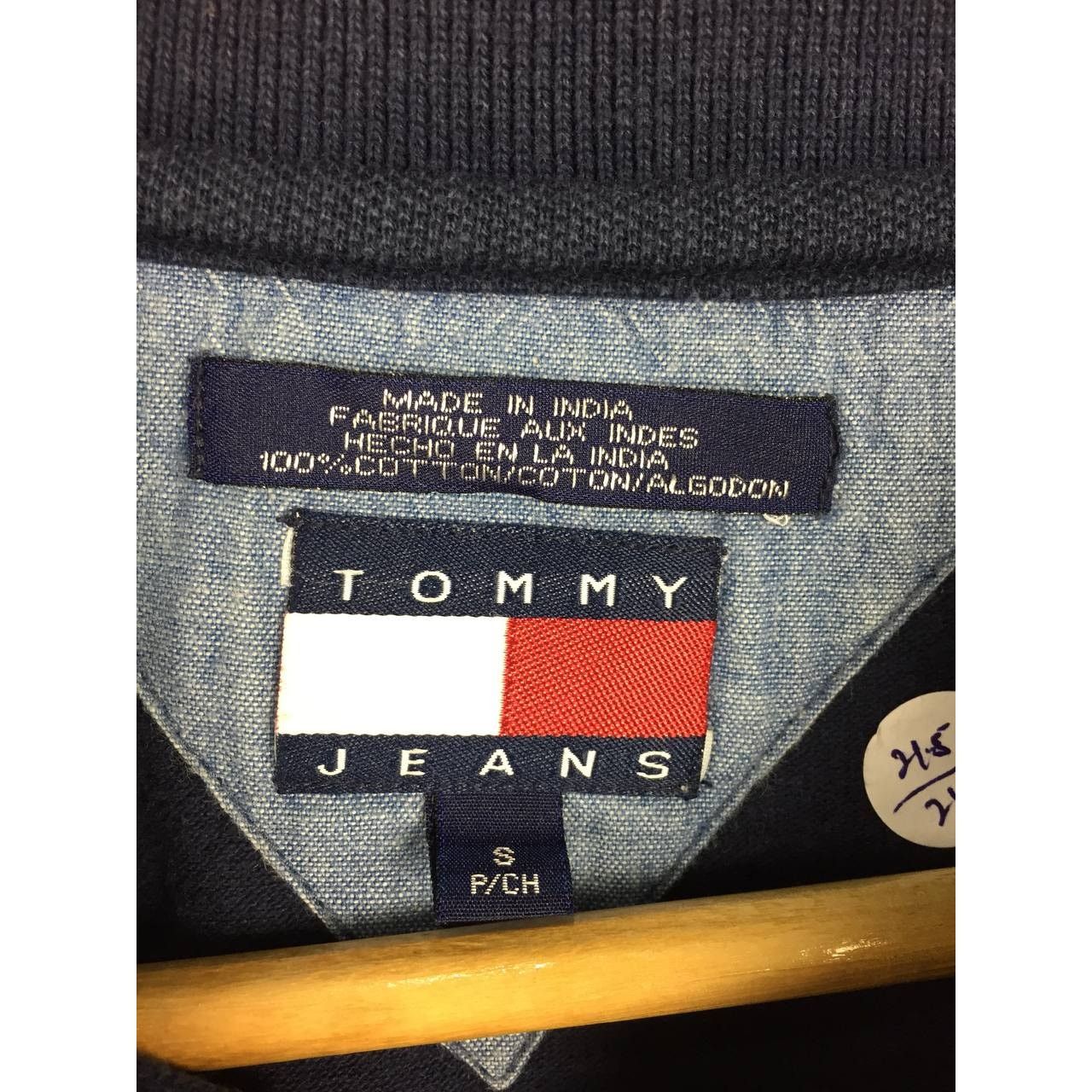 Tommy Hilfiger × Vintage Tommy Jeans Tommy Hilfiger Open Collar Polo Tee Size US S / EU 44-46 / 1 - 9 Thumbnail