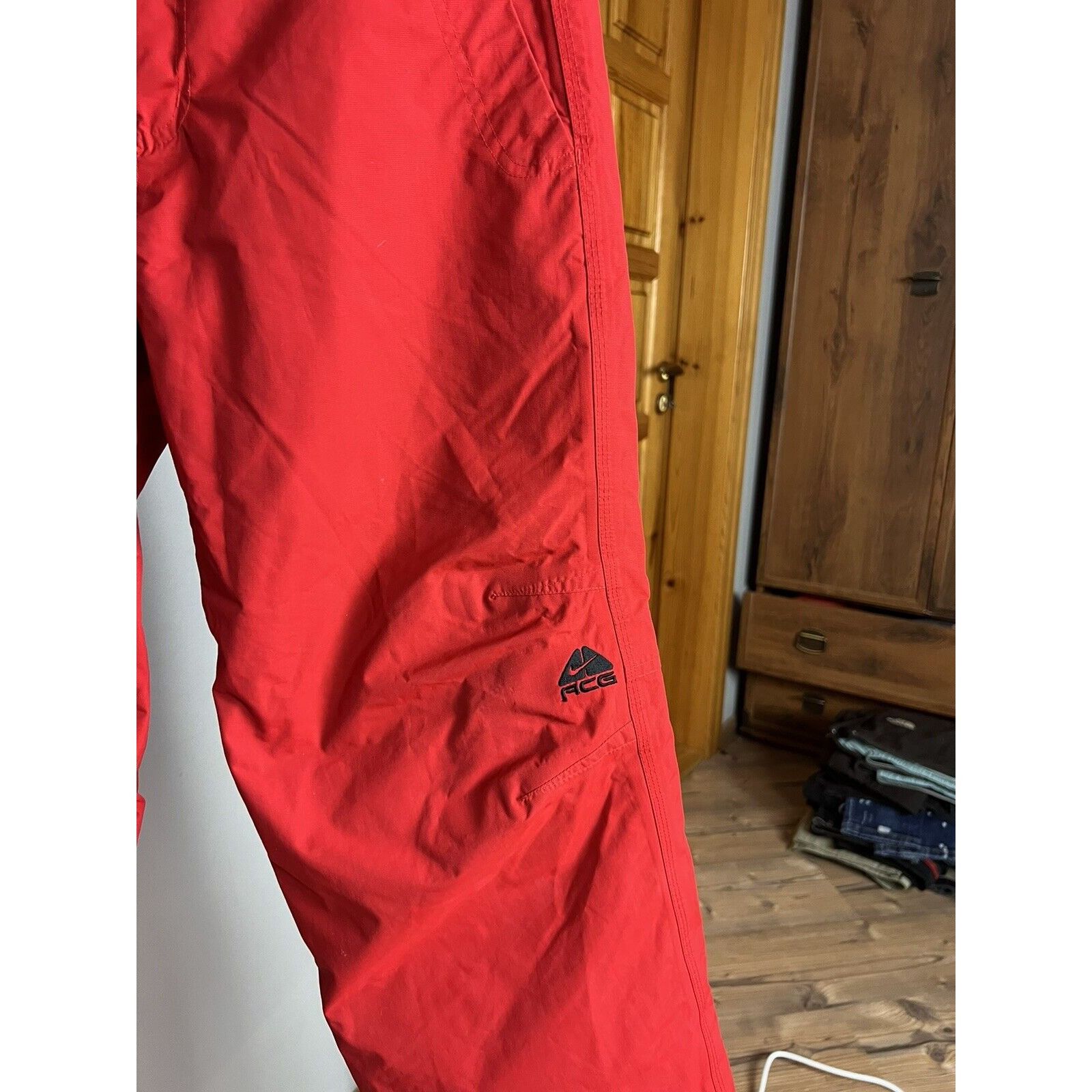 Nike ACG MINT! Nike ACG Men`s Red Winter Insulated Ski Snow Pants Siz Size US 30 / EU 46 - 5 Thumbnail