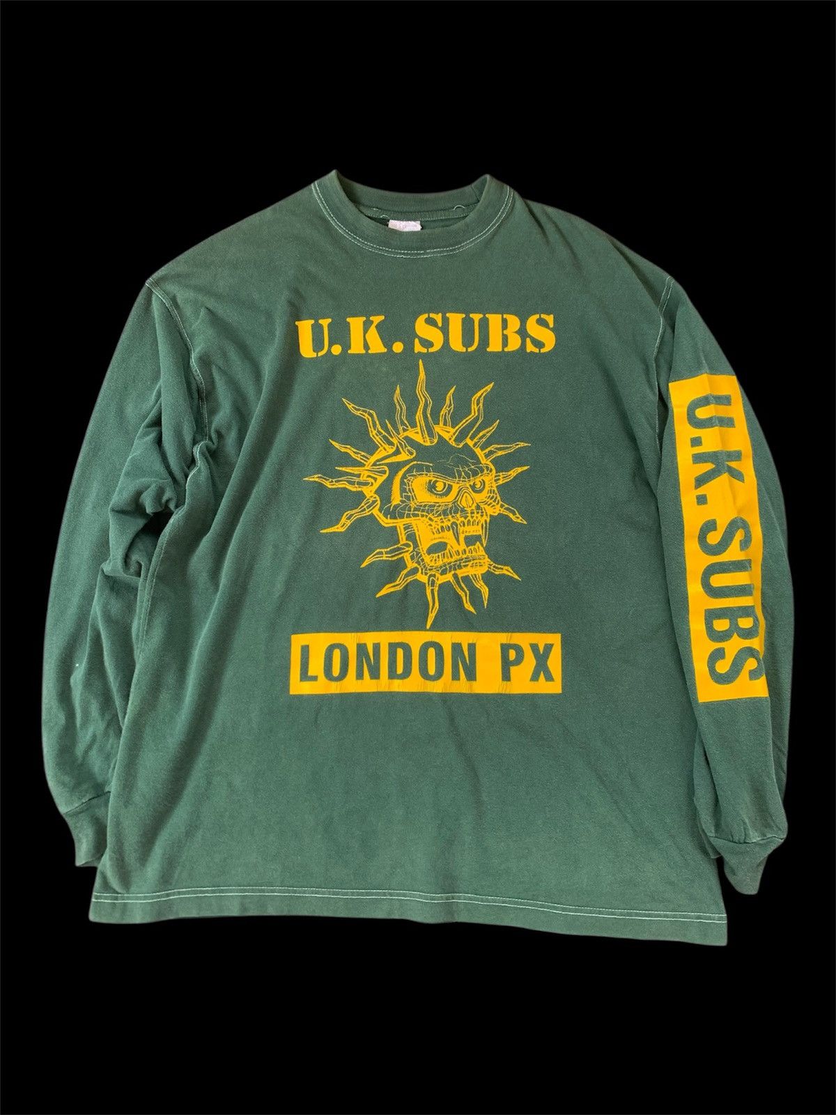 Vintage 90s UK Subs Punk Long Sleeve T-Shirt
