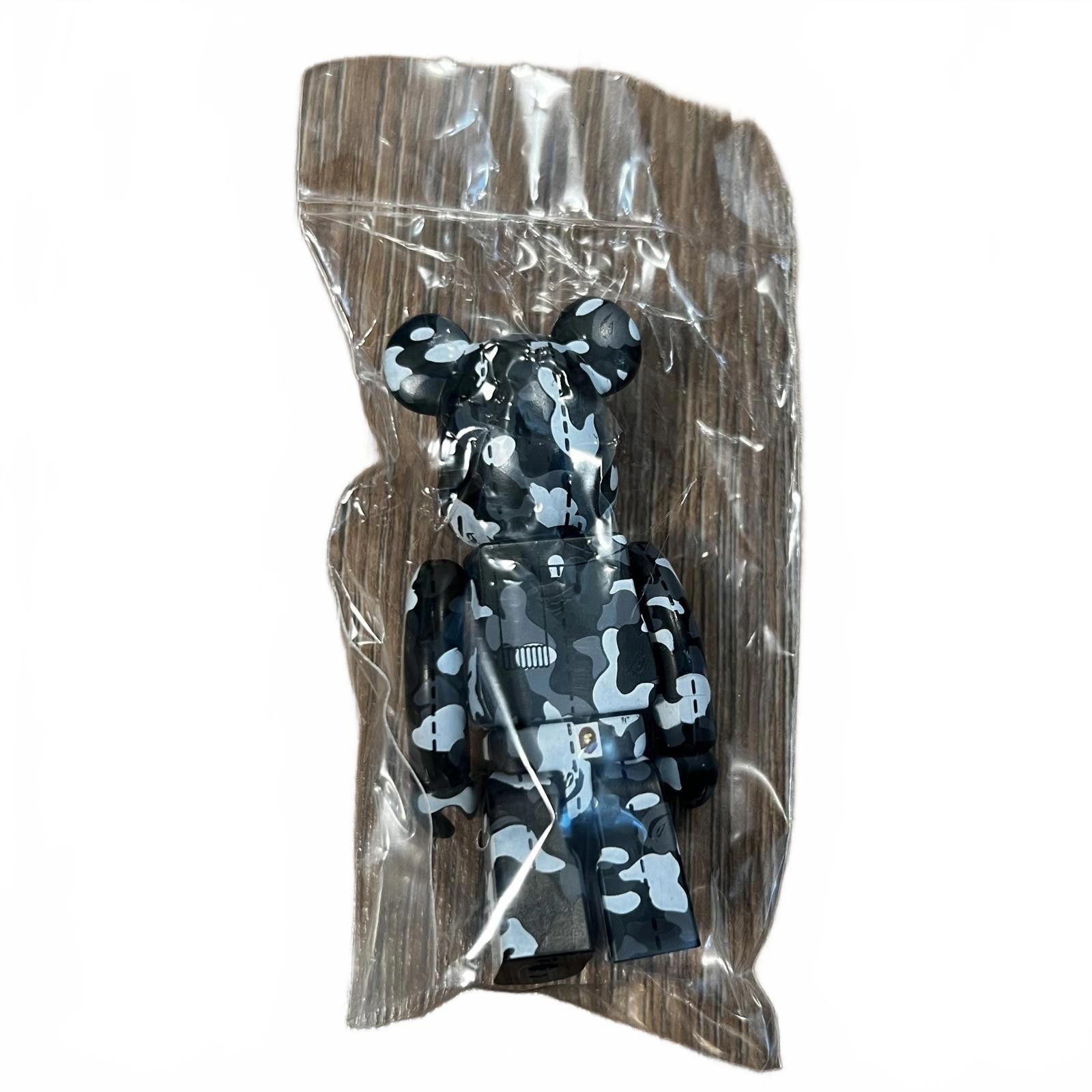 Bape Bearbrick x BAPE 28th Anniversary Camo #3 100% Black Grey Size ONE SIZE - 3 Thumbnail