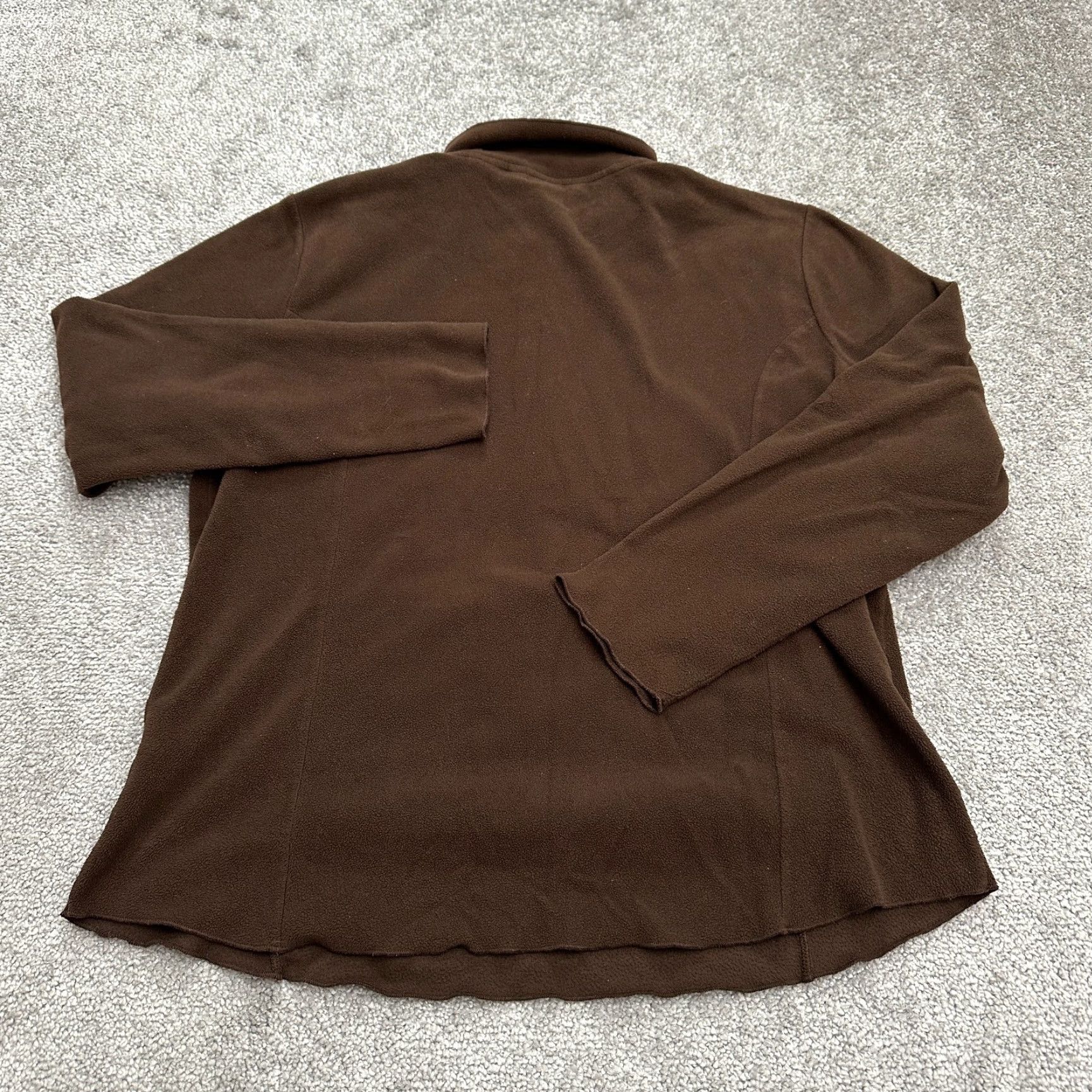Cutter & Buck Cutter & Buck Lightweight 1/2 Zip Fleece Jacket Womens Large Brown Outdoor Regular Jacket Women L Brown All Seasons Pockets” Size L / US 10 / IT 46 - 2 Thumbnail