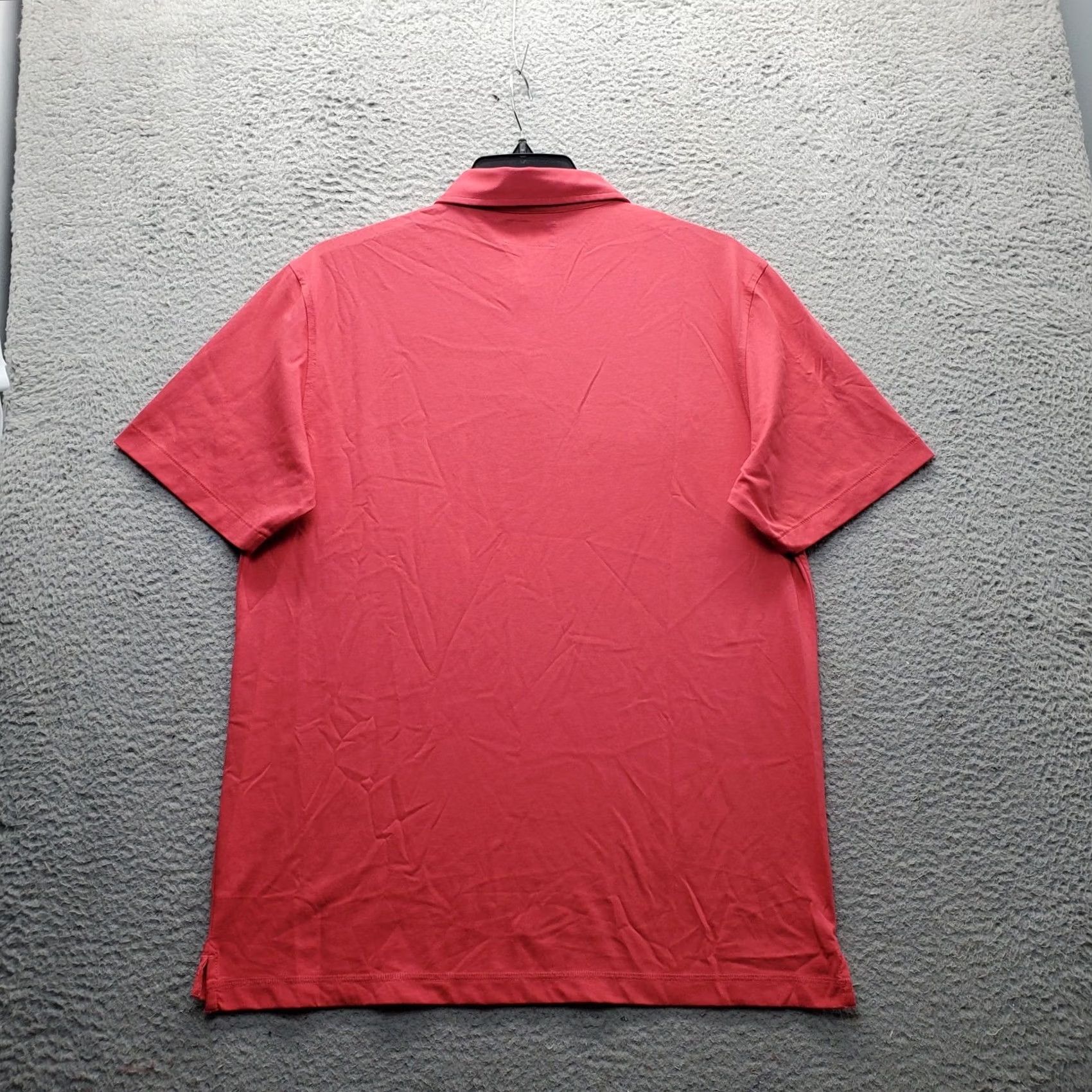 Vintage Linksoul Pocket Polo Shirt Mens L Pink Tempus Fugit Performance Short Sleeve Shirt Size US L / EU 52-54 / 3 - 2 Thumbnail