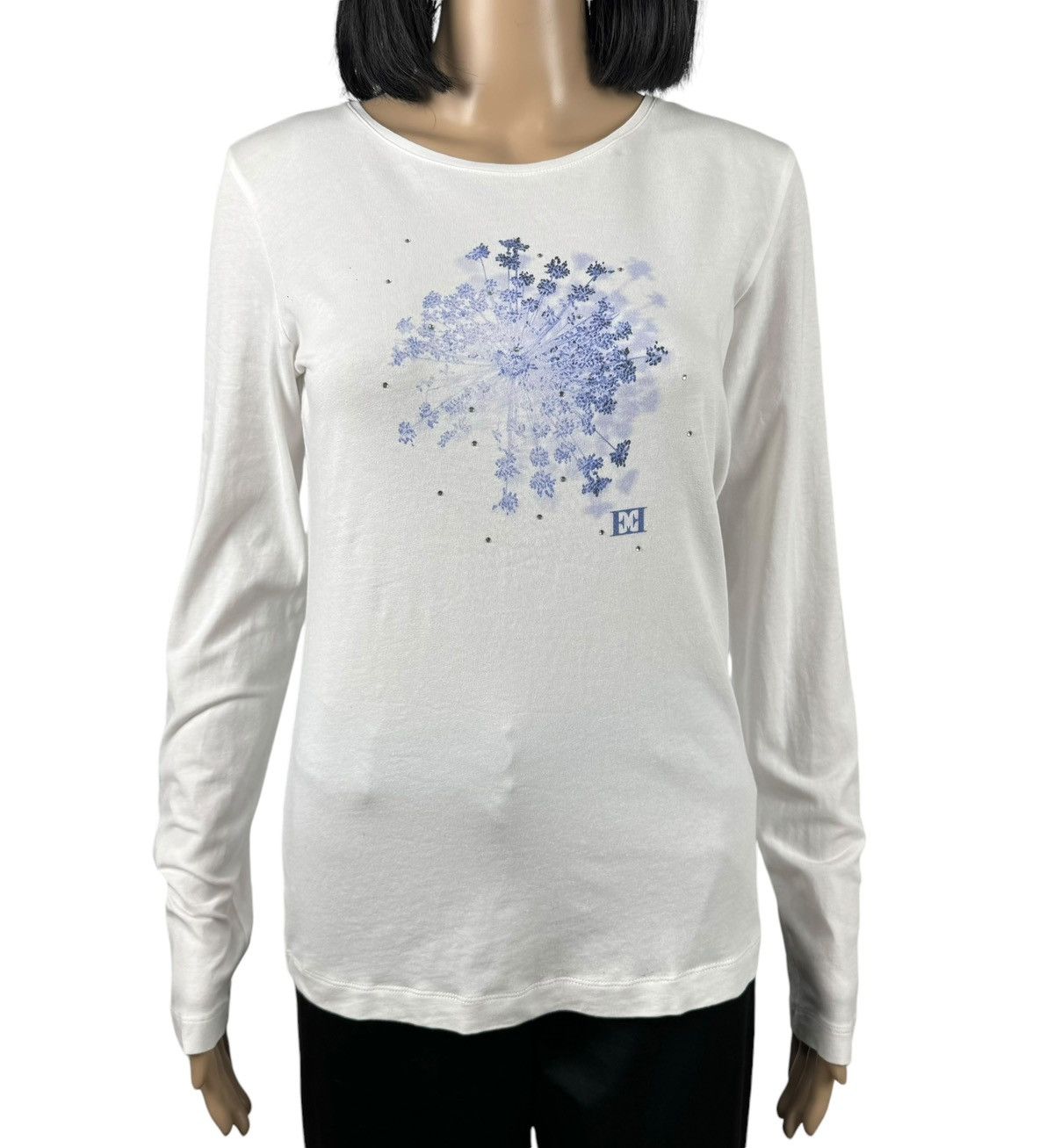 Escada Escada Longsleeve Tee Graphic Print Sequins size M Size M / US 6-8 / IT 42-44 - 2 Thumbnail