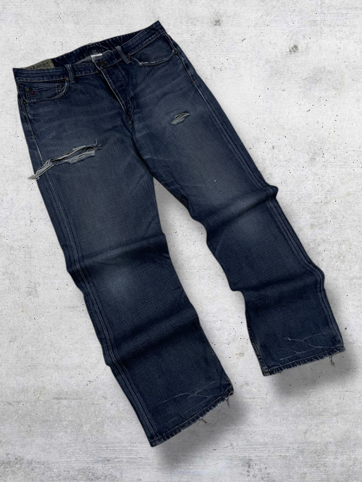 Polo Ralph Lauren VINTAGE POLO RAPLH LAUREN OG 90S DESIGNER DISTRESSED DENIM Size US 34 / EU 50 - 2 Thumbnail