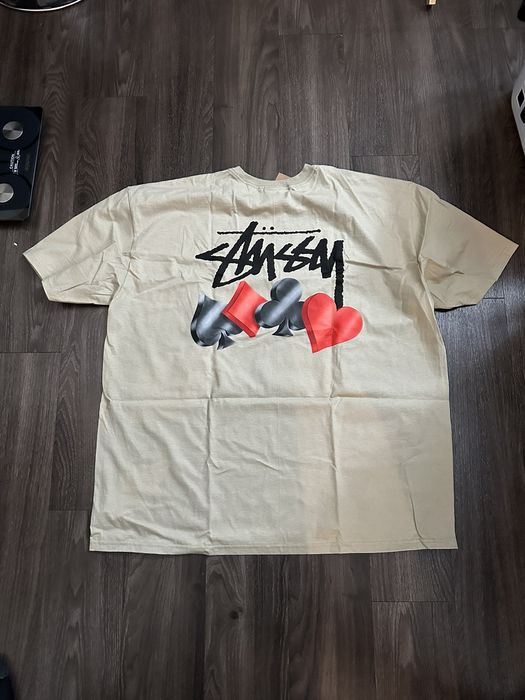 Stussy XXL Suits tee khaki stussy NEW | Grailed