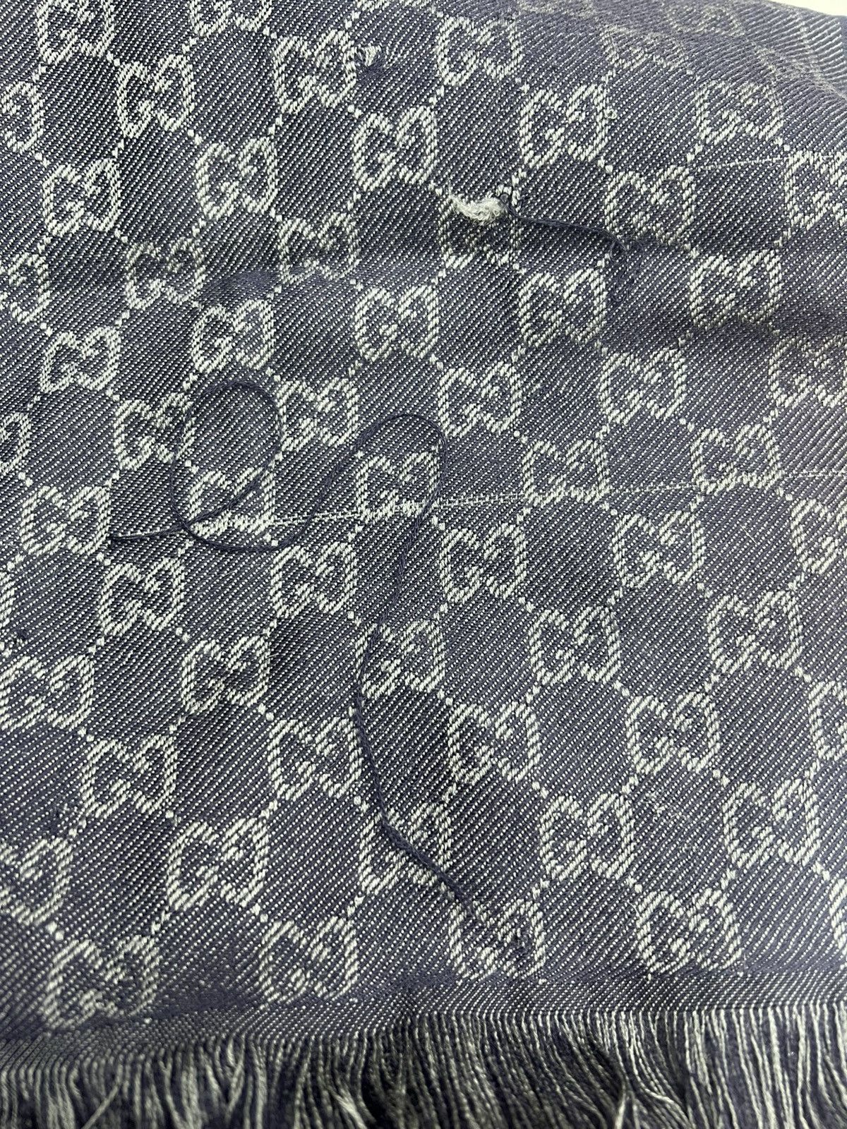 Gucci Gucci GG Jacquard Wool Scarf Size ONE SIZE - 6 Thumbnail