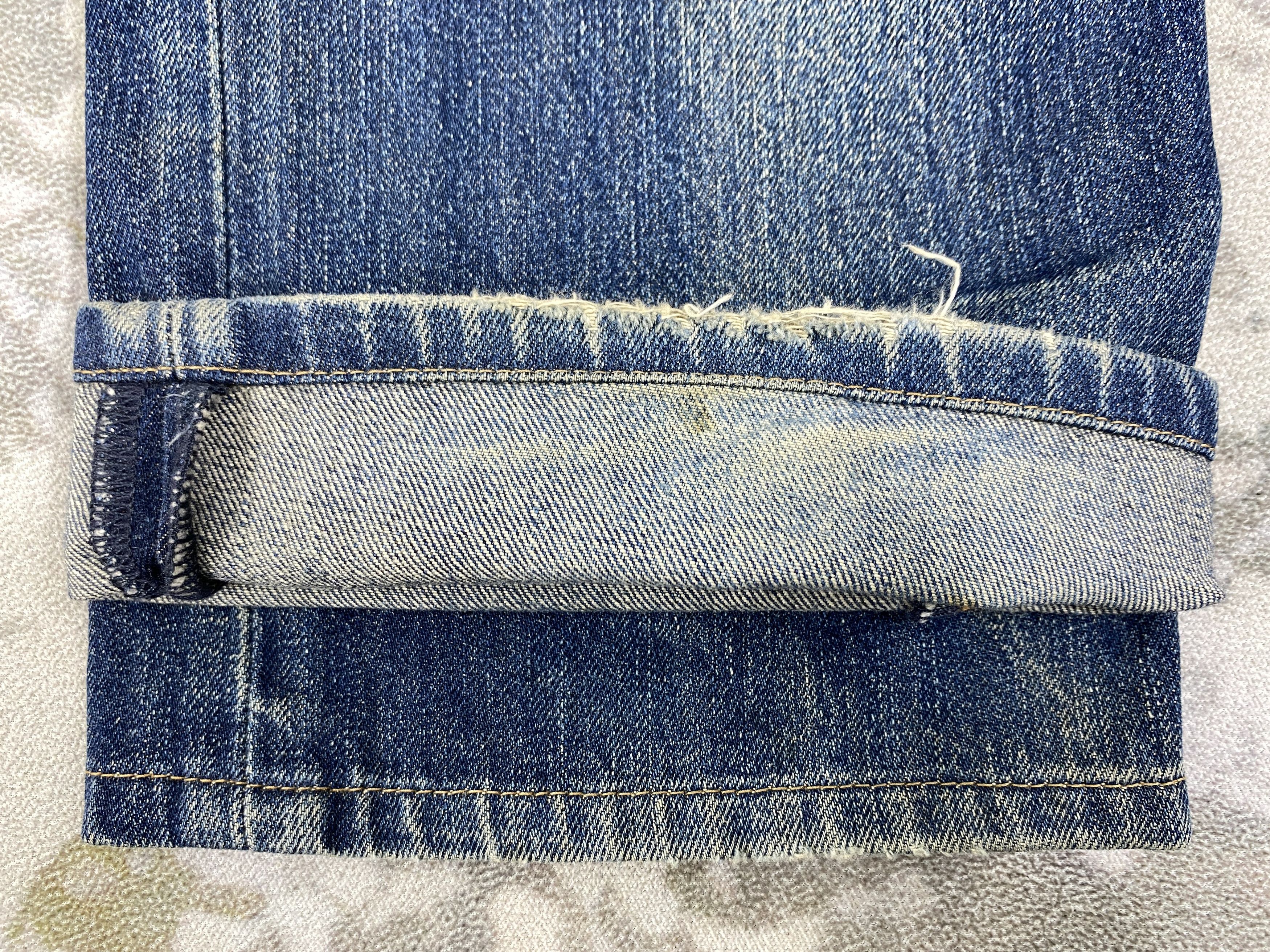 Japanese Brand Distressed Blue Levi's 502 Jeans 34x28.5 Denim -SJ157 Size US 34 / EU 50 - 17 Thumbnail