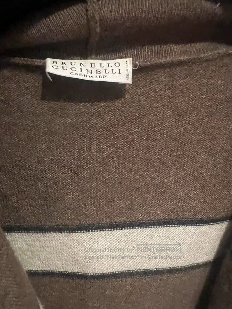 Brunello Cucinelli Brunello Cucinelli Paillette Embellished Cashmere Striped Size S / US 4 / IT 40 - 9 Thumbnail