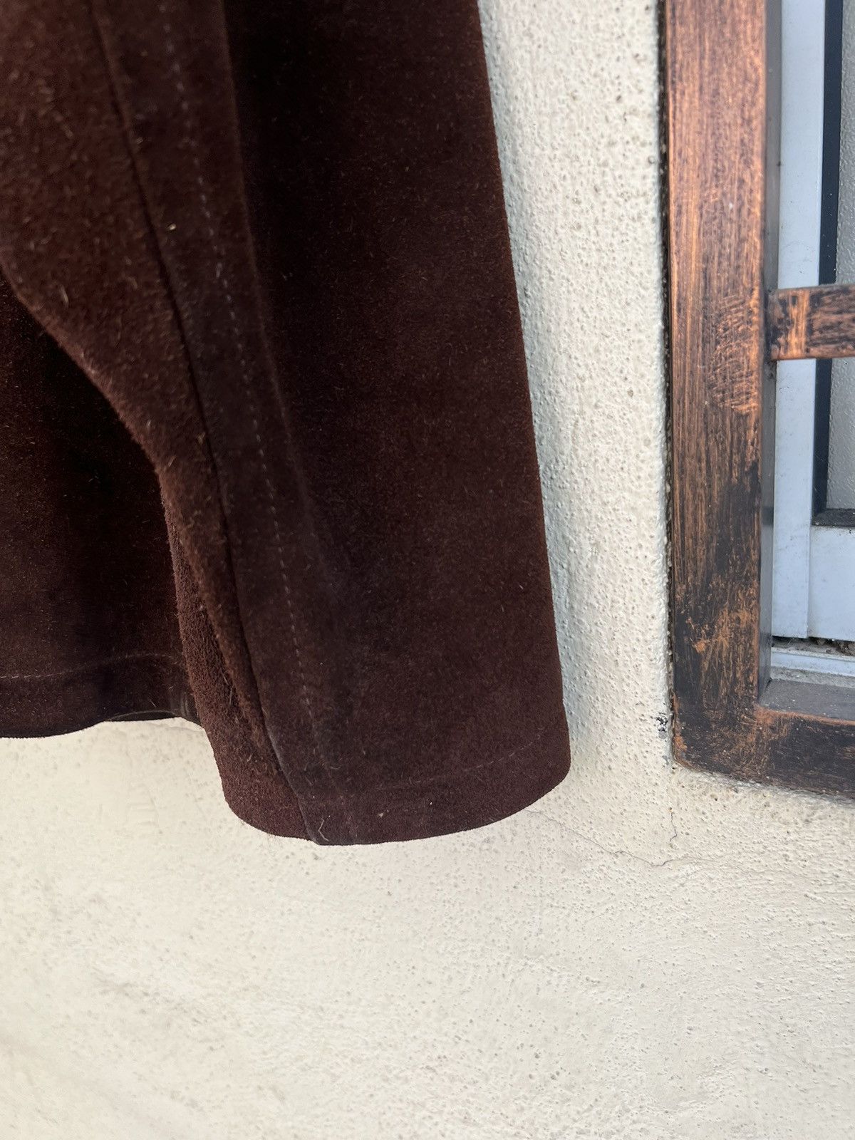 Stussy × Vintage Vintage 90s Stussy Patina Suede Cowhide Leather Jacket Size US XL / EU 56 / 4 - 17 Thumbnail
