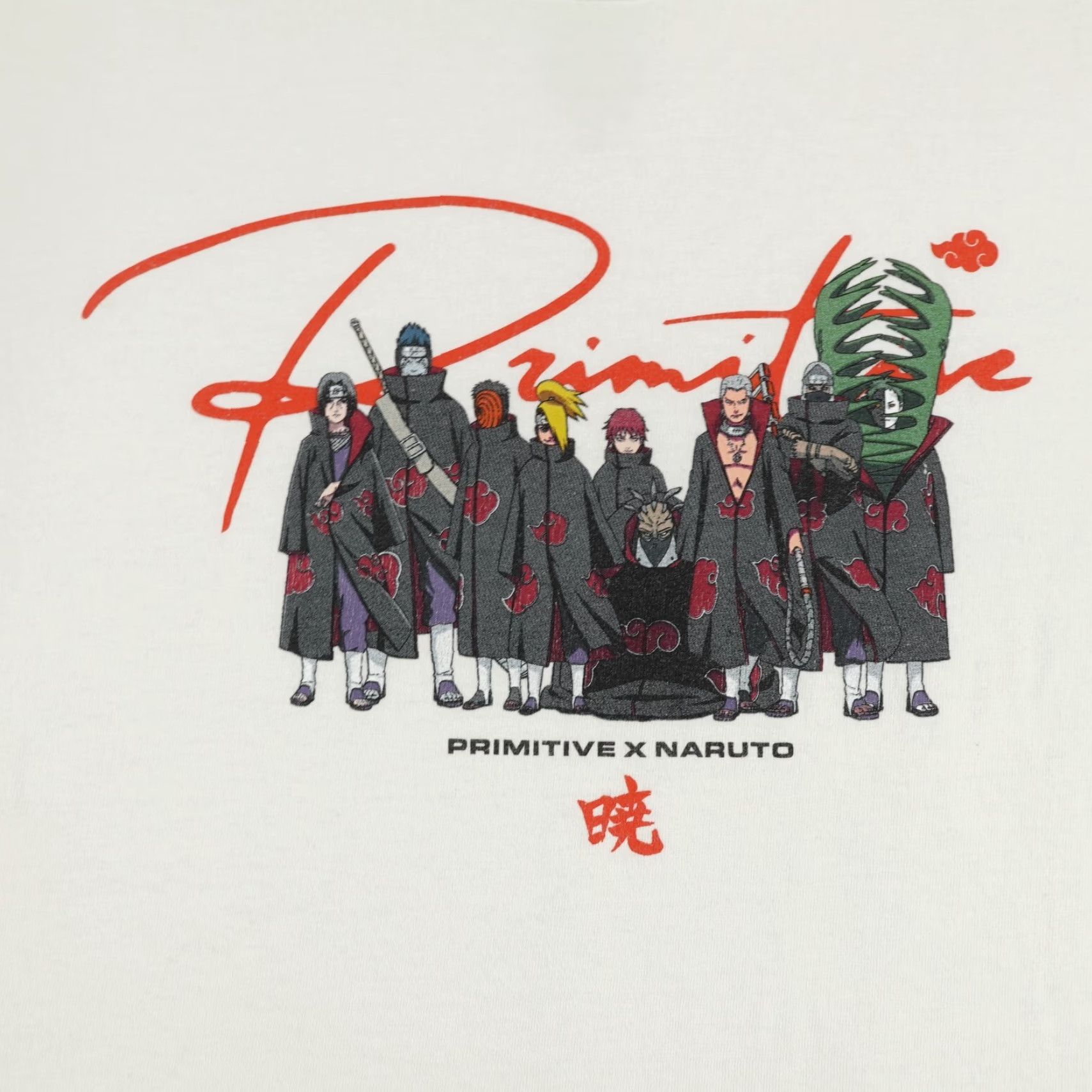 Primitive Naruto Primitive Shirt Adult Medium White Graphic Tee Anime Cartoon Mens Size US M / EU 48-50 / 2 - 3 Thumbnail