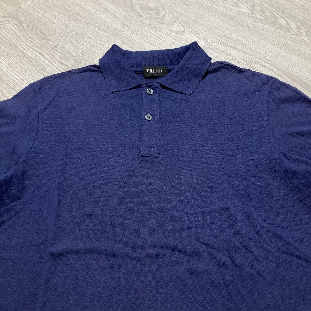 Japanese Brand Vintage PLST by Issey Miyake Colar Camo Polo Tshirt Designer Size US L / EU 52-54 / 3 - 2 Thumbnail
