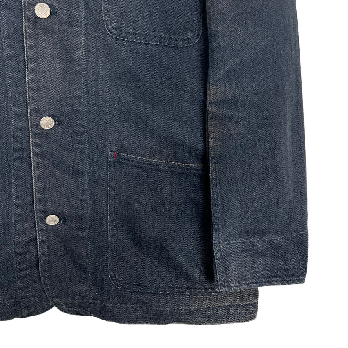 Blue Blue Japan 🔥 BLUE BLUE OBSCURE INDIGO HBT CHORE JACKET Size US M / EU 48-50 / 2 - 5 Thumbnail