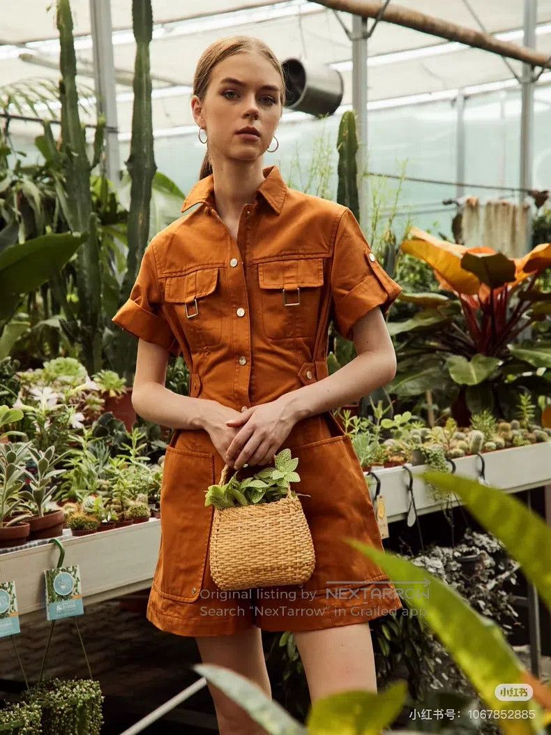 Hermes Hermes Spring/Summer Mustard Work Romper Size 24" / US 00 / IT 34 - 4 Thumbnail
