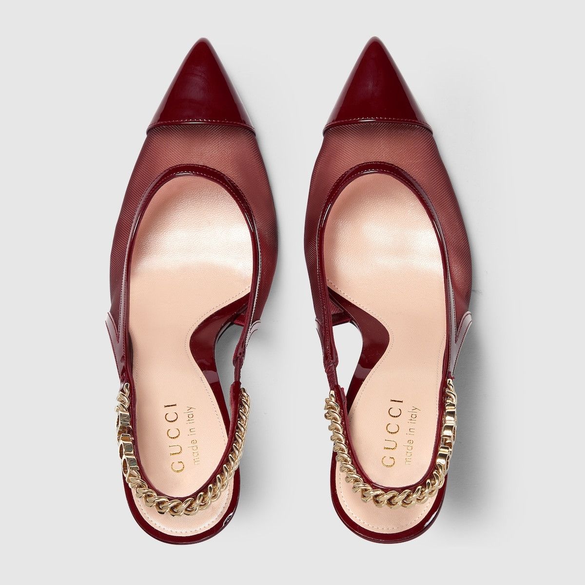 Gucci oc11z1025 Signoria Slingback Pumps in Ancora Red Size US 8 / IT 38 - 5 Thumbnail