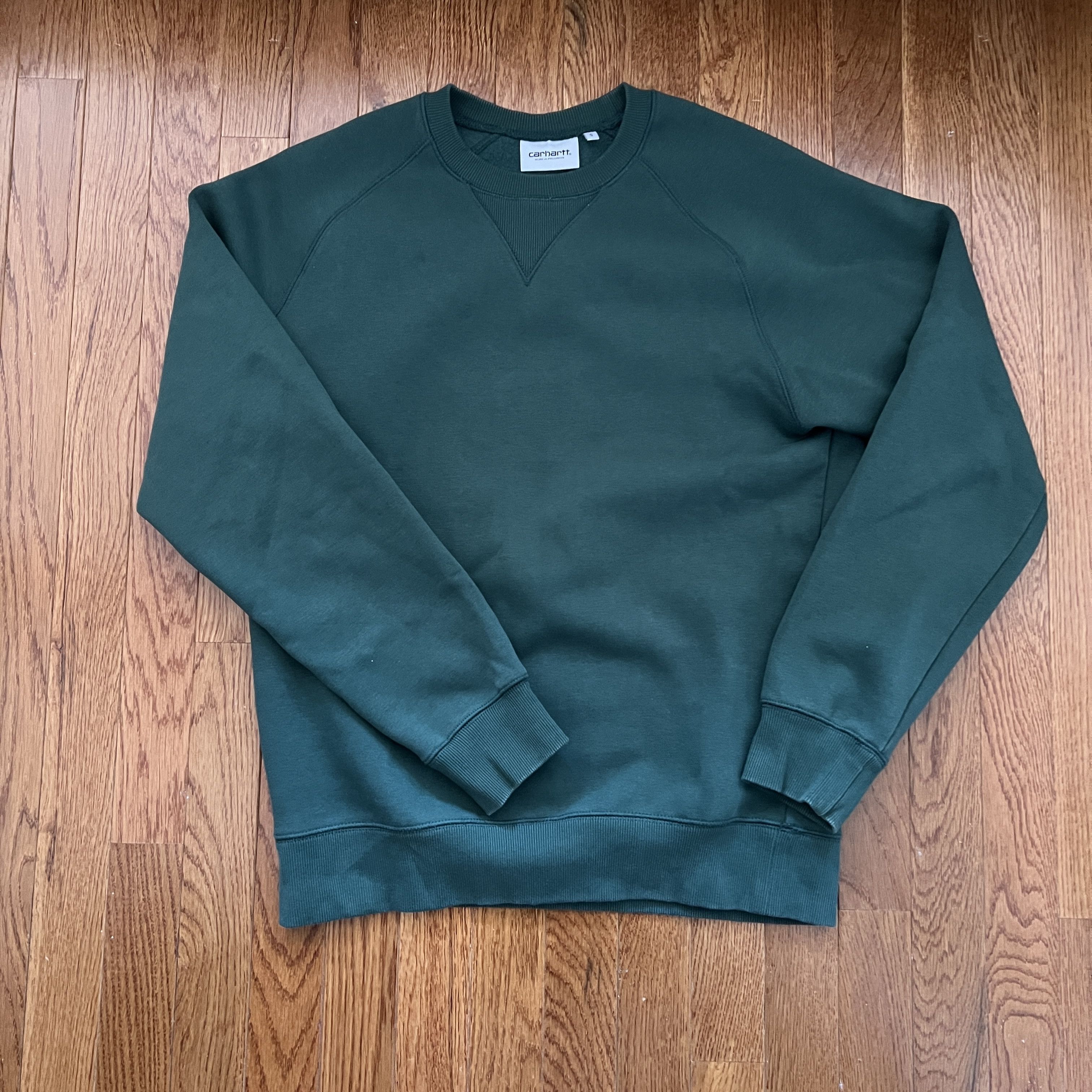 Carhartt Wip Carhartt WIP Green Crewneck Sweatshirt Small Size US S / EU 44-46 / 1 - 3 Thumbnail