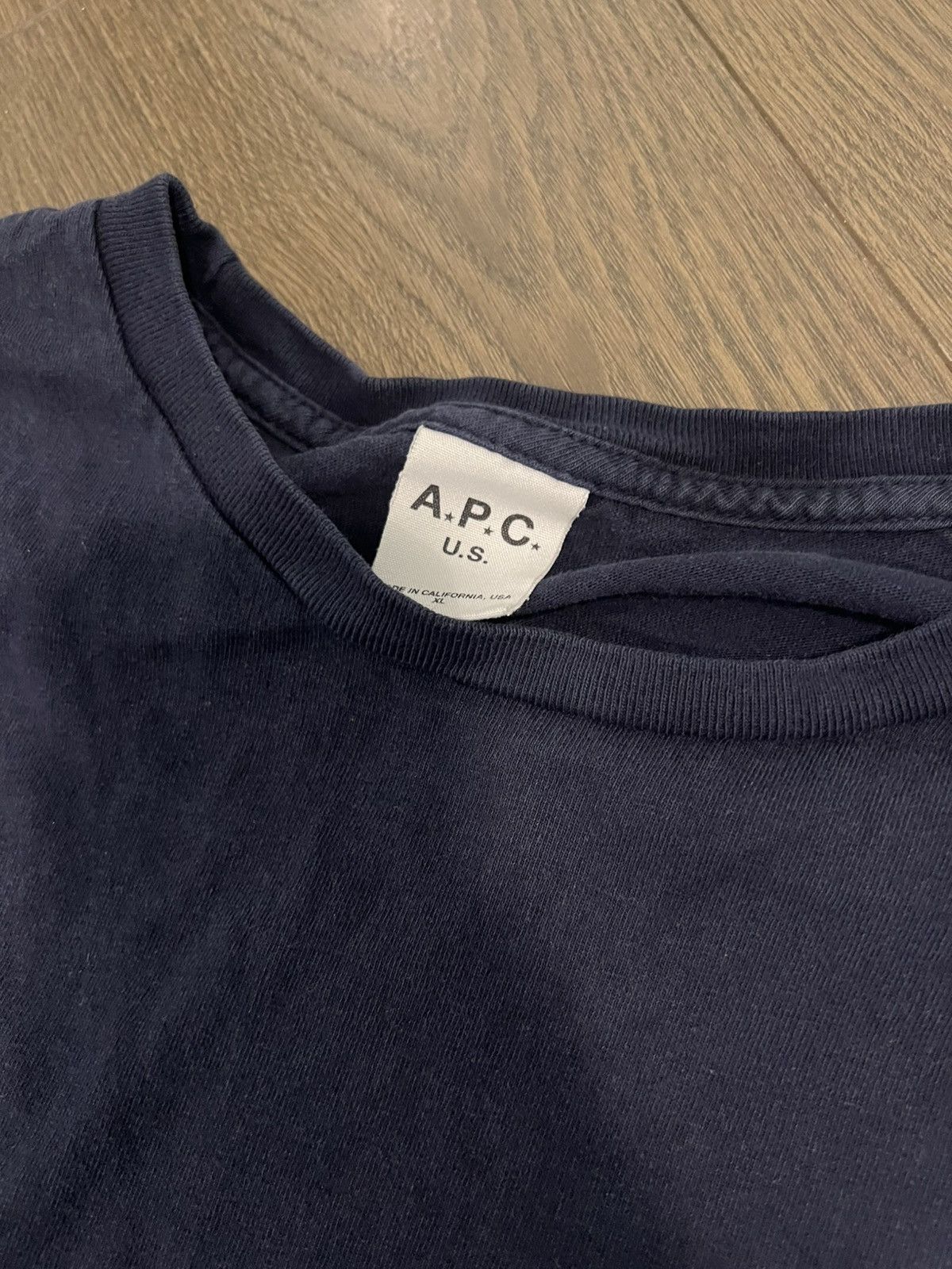 A.P.C. A.P.C Vintage Tee Size US XL / EU 56 / 4 - 2 Thumbnail
