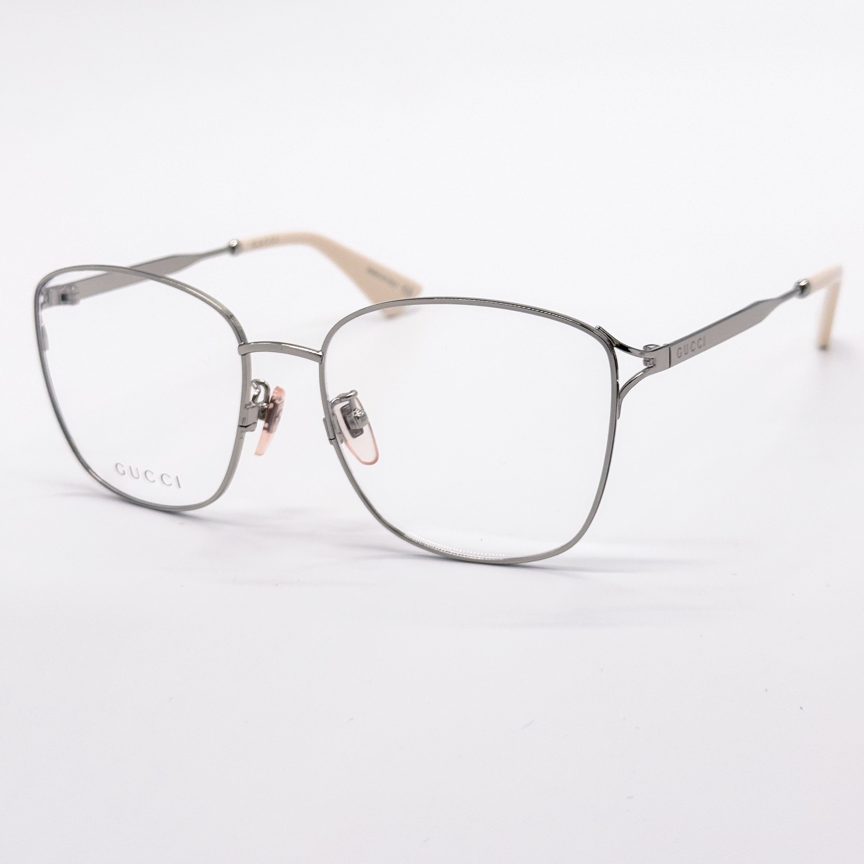 Gucci NEW GUCCI GG0819OA 003 WOMEN SILVER EYEGLASSES GUCCI Size ONE SIZE - 2 Thumbnail