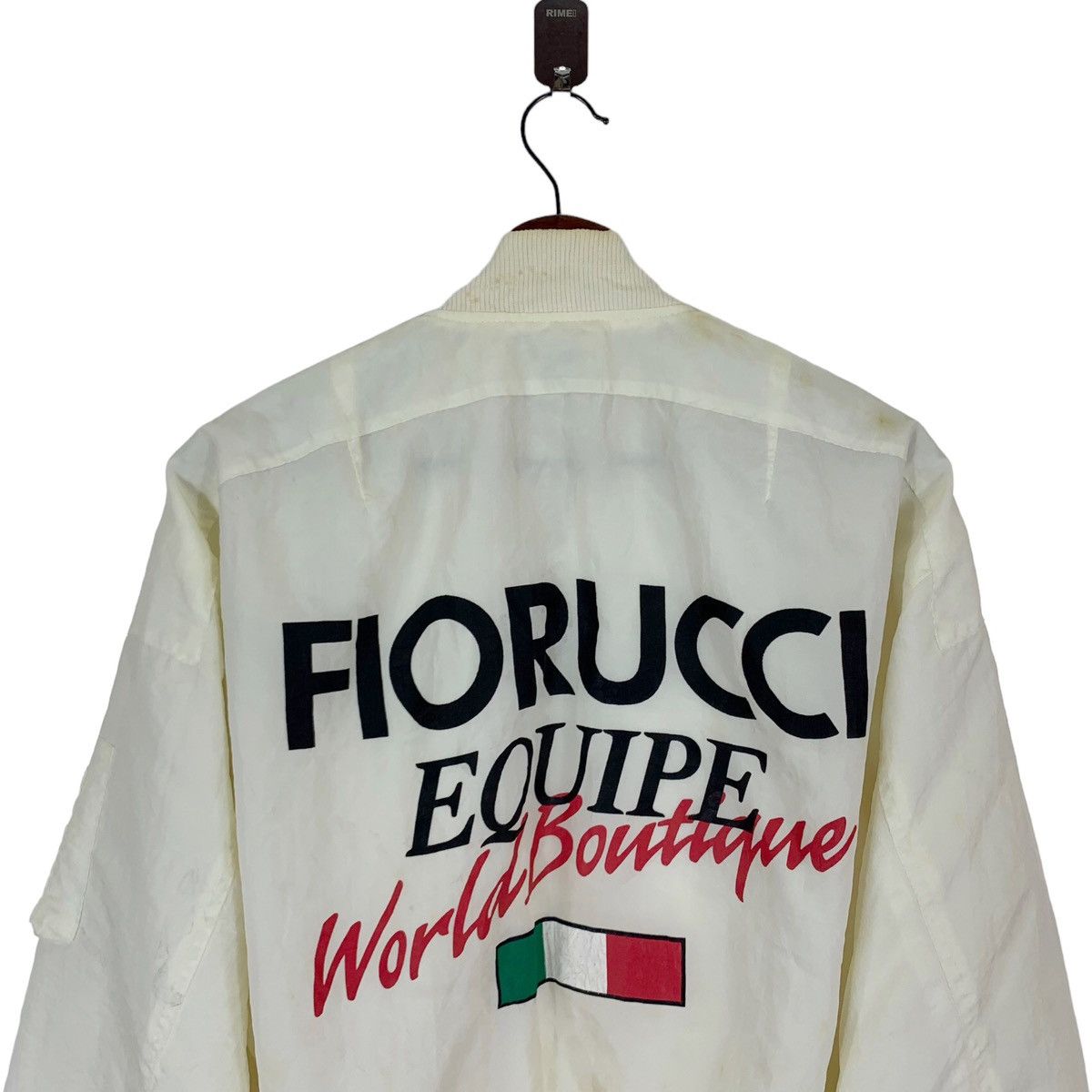 Designer VINTAGE FIORUCCI ITALY EQUIPE WORLD BOUTIQUE BOMBER JACKET Size US M / EU 48-50 / 2 - 2 Thumbnail