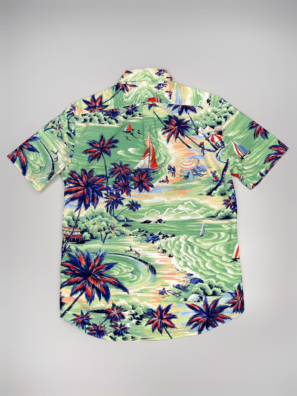 Polo Ralph Lauren × Vintage RARE Polo Ralph Lauren Havaii Short Sleeve Shirt Size US S / EU 44-46 / 1 - 2 Thumbnail