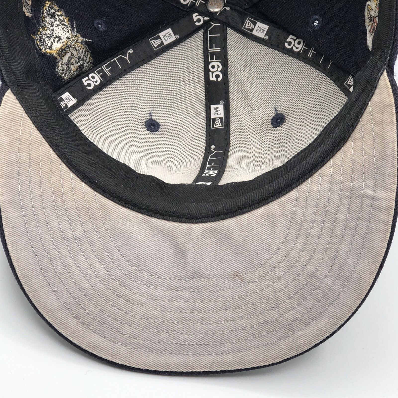 New Era New Era FELT Boston Red Sox Fitted Butterfly Garden Wool Hat Size ONE SIZE - 9 Thumbnail
