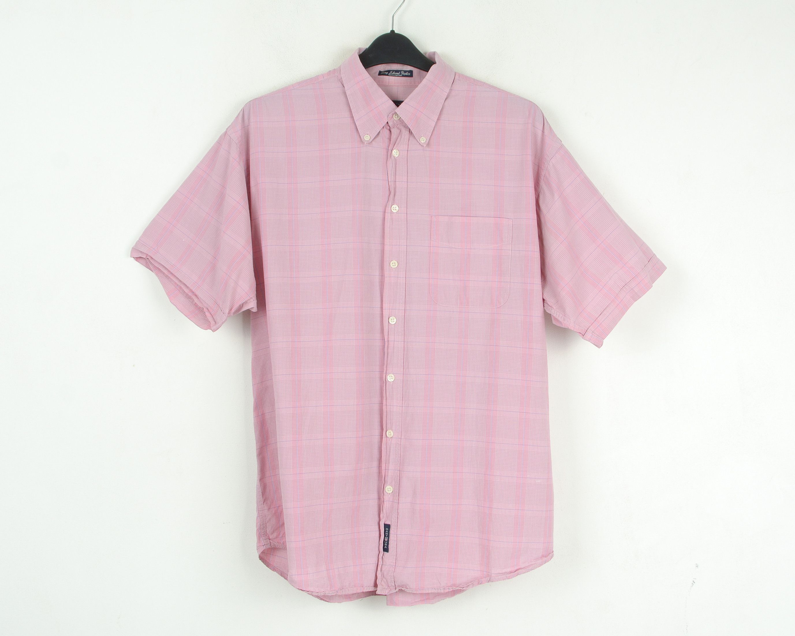 Gant Long Island Poplin Shirt Check Short Sleeved Tartan Plaid Size US XL / EU 56 / 4 - 1 Thumbnail