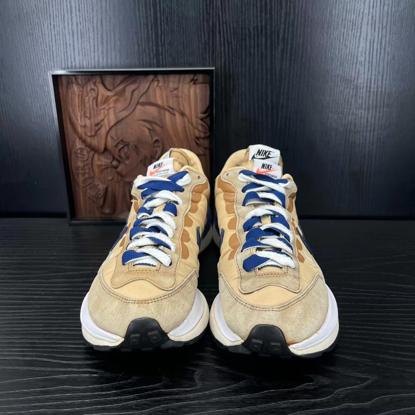 Nike sacai vaporwaffle sesame 42.5 Good Condition With Box Size US 9.5 / EU 42-43 - 4 Thumbnail