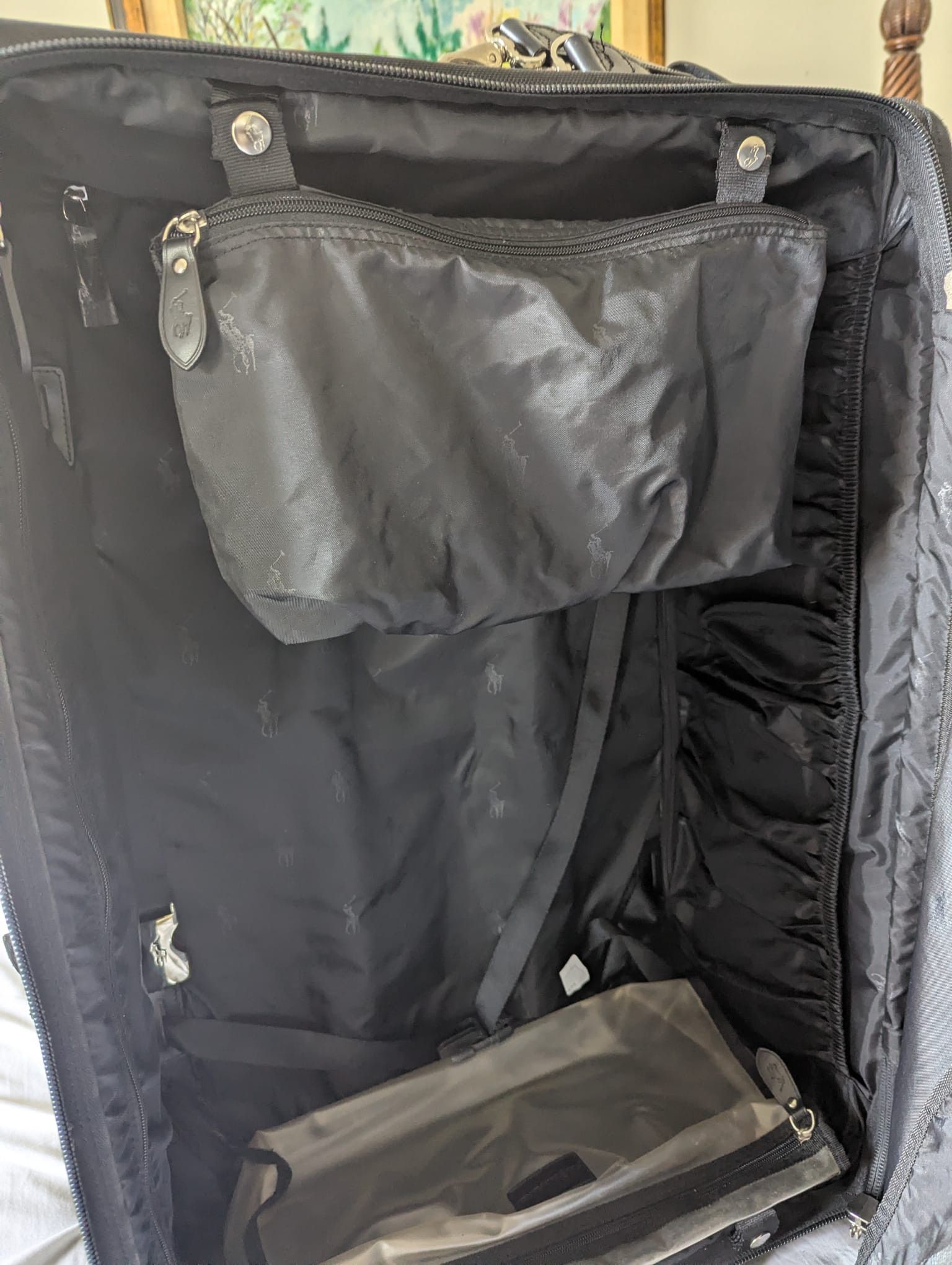 Polo Ralph Lauren Vintage Black Suit Case Size 46 - 4 Thumbnail