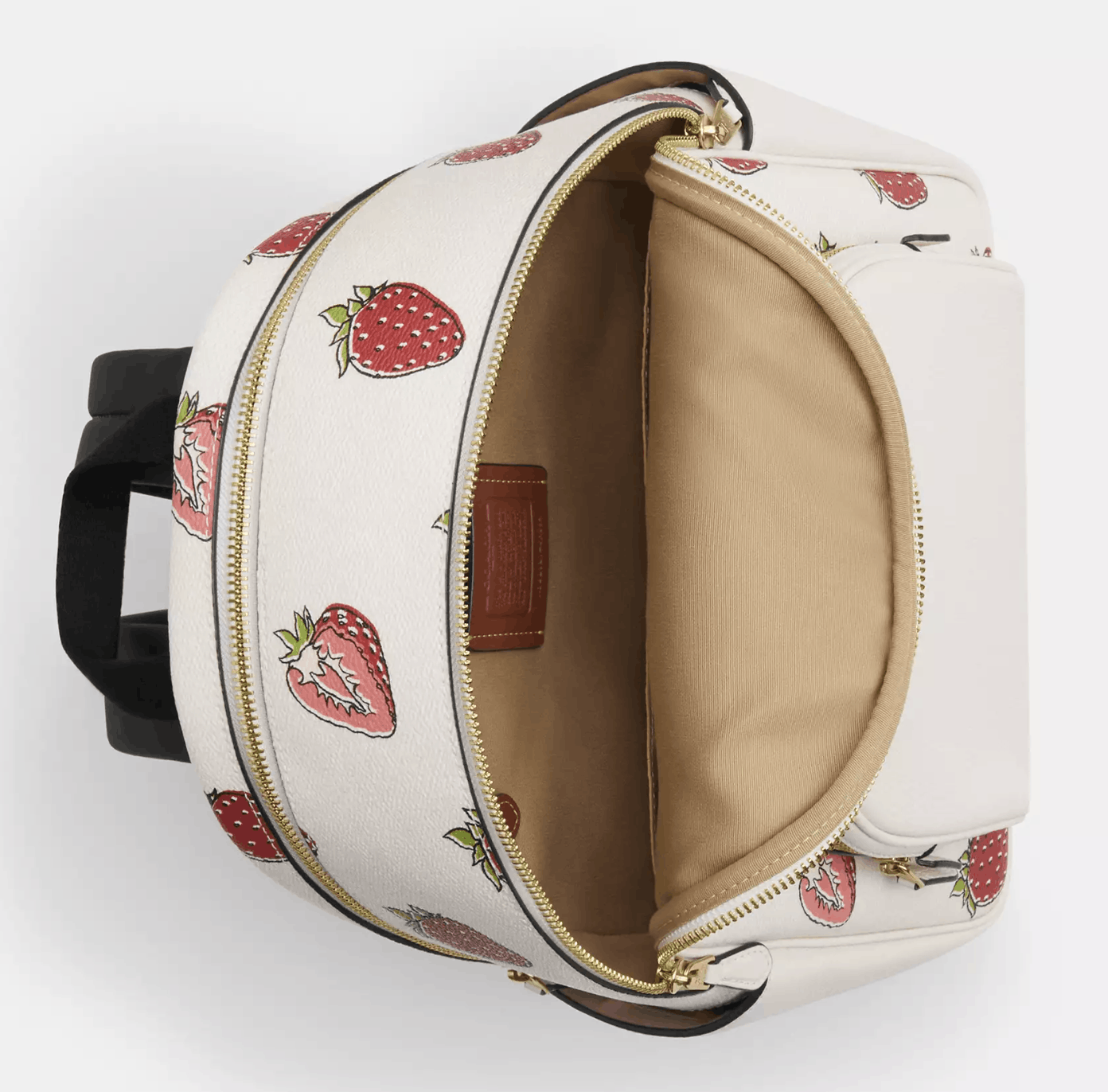 Coach Court Backpack With Strawberry Print CAS94 Size ONE SIZE - 9 Thumbnail