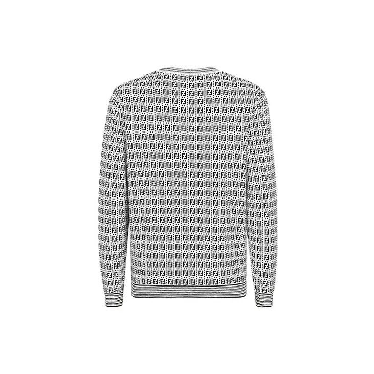 Fendi o1loc1c0824 Pullover in Black/White Size US M / EU 48-50 / 2 - 2 Thumbnail