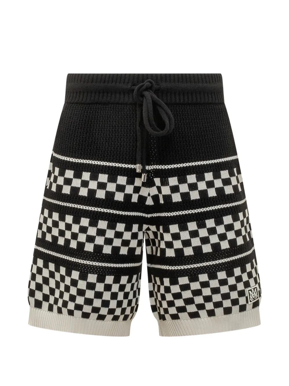 Amiri os11x0326 Checkered Shorts in Black/White Size US 32 / EU 48 - 1 Thumbnail