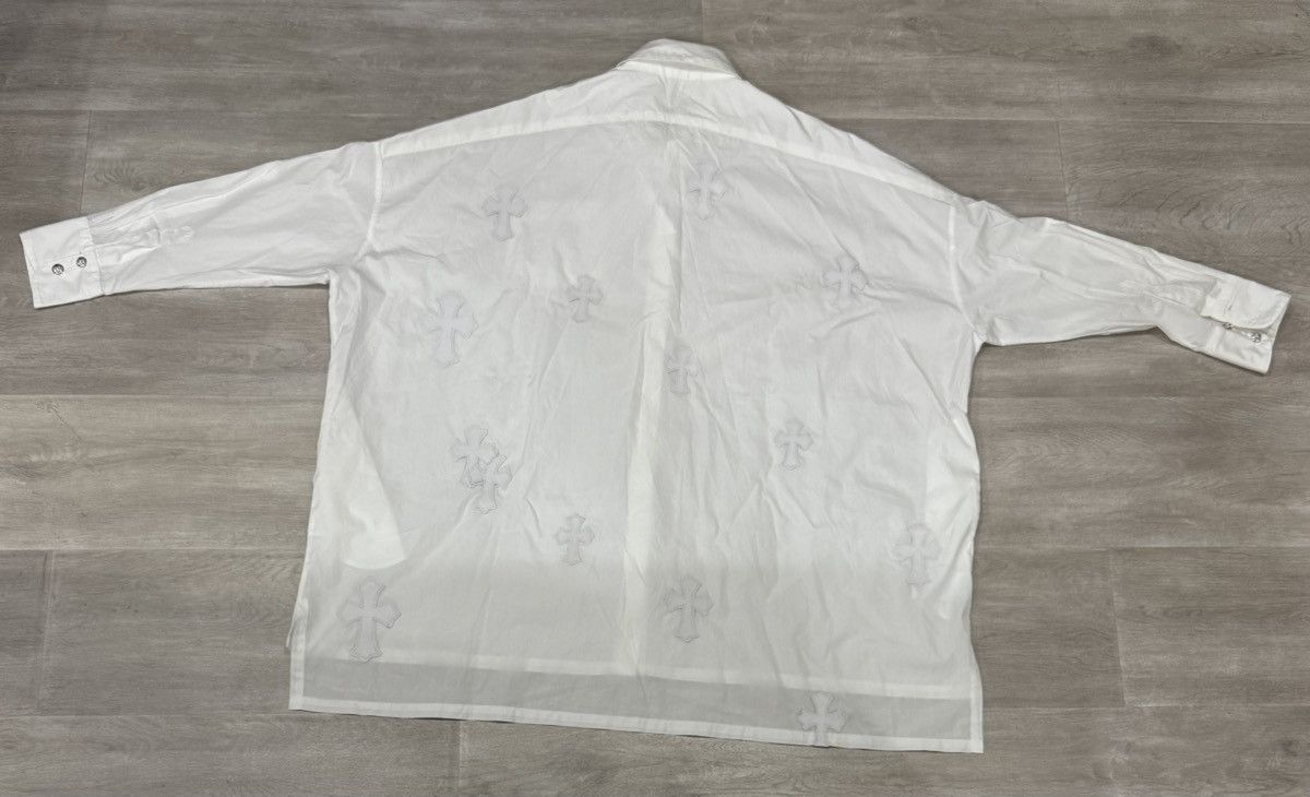 Chrome Hearts Chrome Heart White Button Up (Mahal Kita) Size US S / EU 44-46 / 1 - 2 Thumbnail