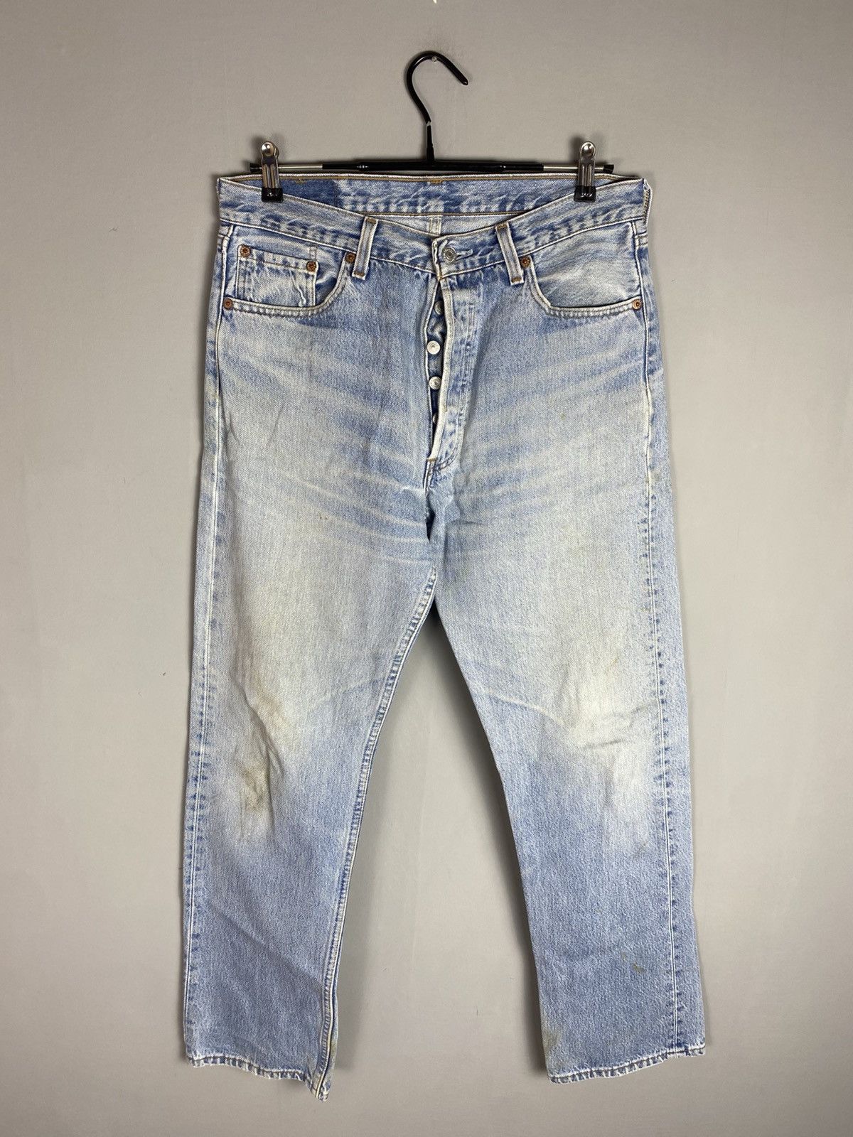 Levi's Vintage 90s Levi’s 501 jeans denim Size US 34 / EU 50 - 6 Thumbnail