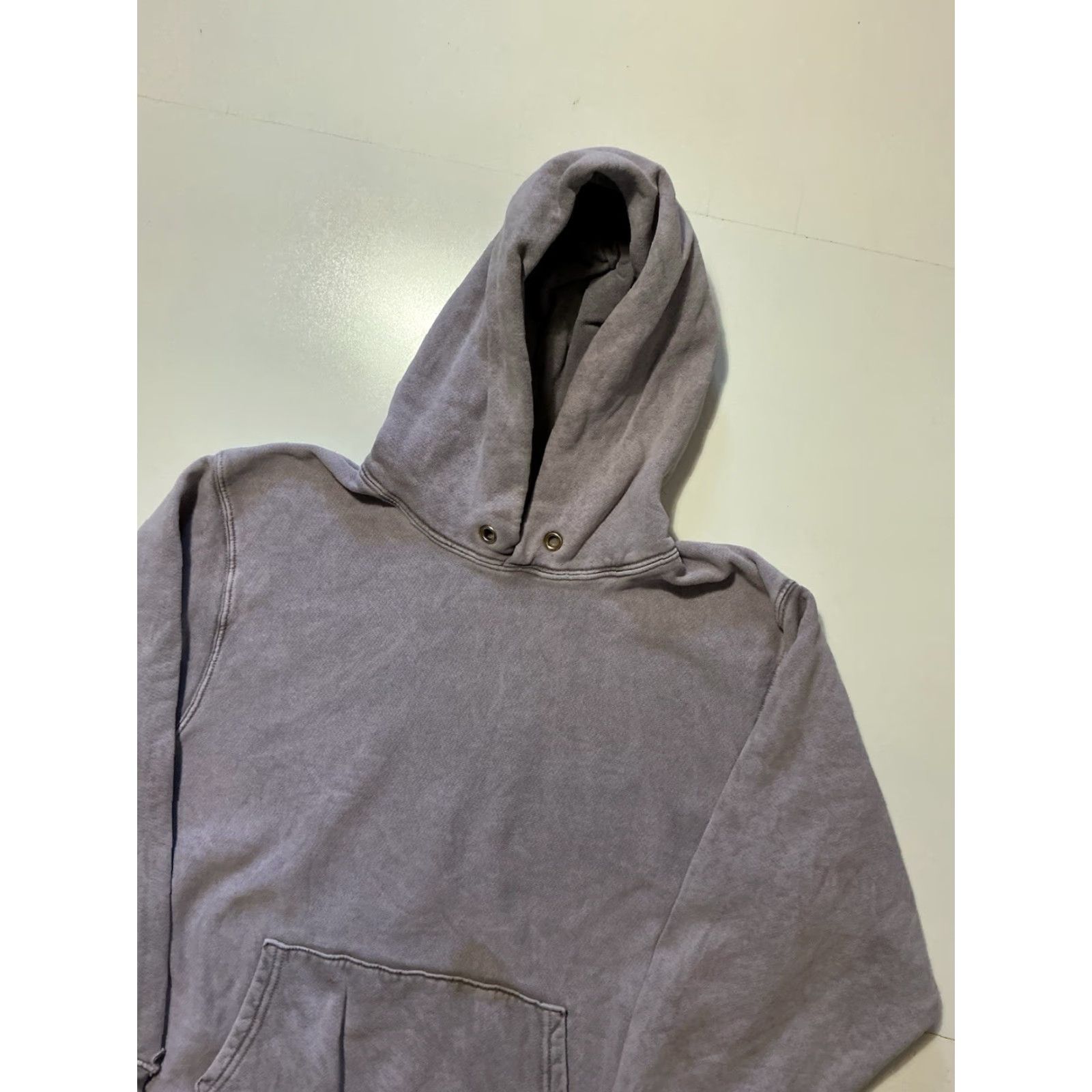 Les Tien VINTAGE Les Tien Hoodie Pullover Heavyweight Textured Lavender Stone M Medium Mens Boys? Wait Size US M / EU 48-50 / 2 - 4 Thumbnail