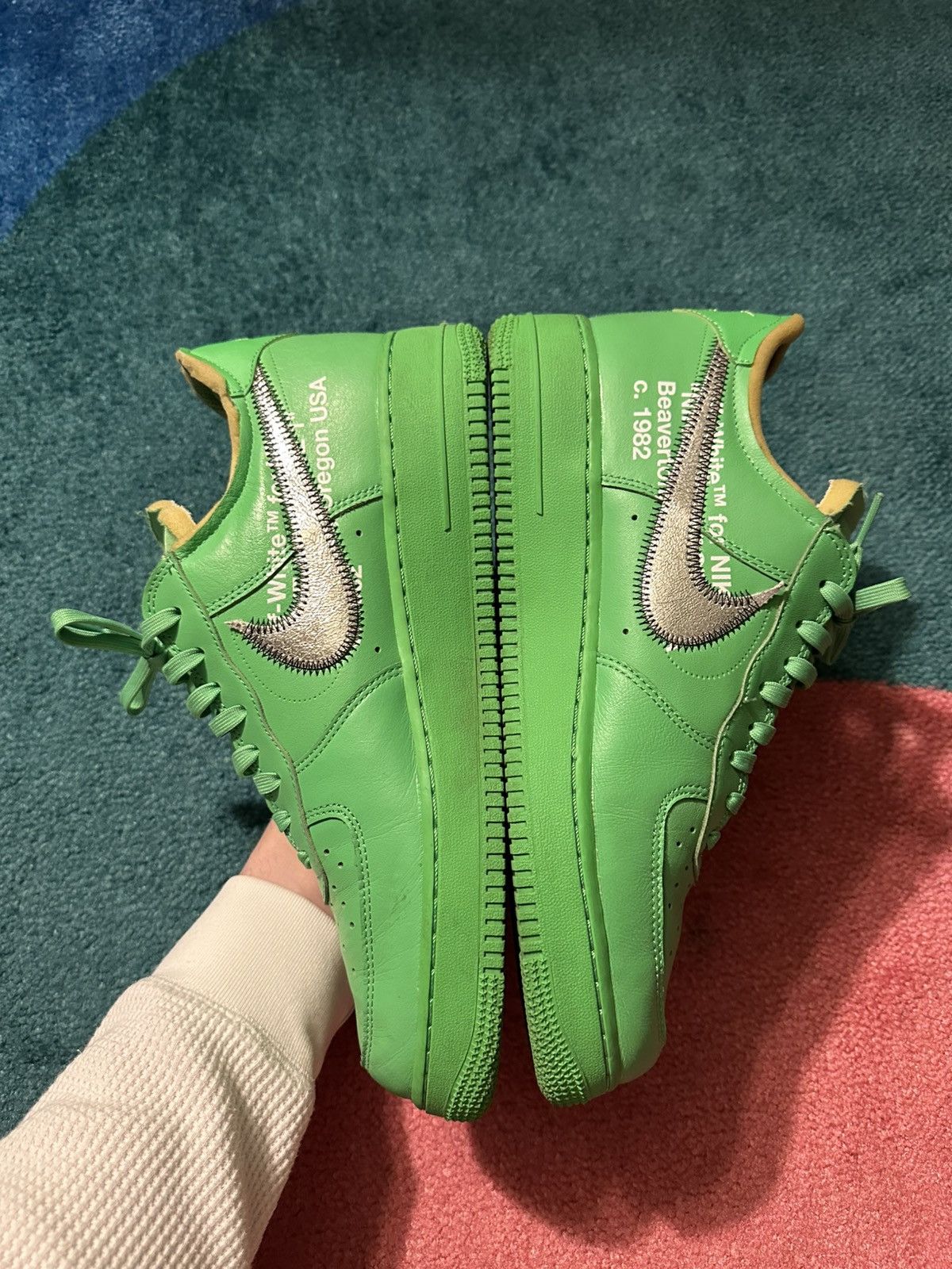 Nike × Off-White Off White x Nike Air Force 1 Low ‘Brooklyn’ Size US 11 / EU 44 - 3 Thumbnail